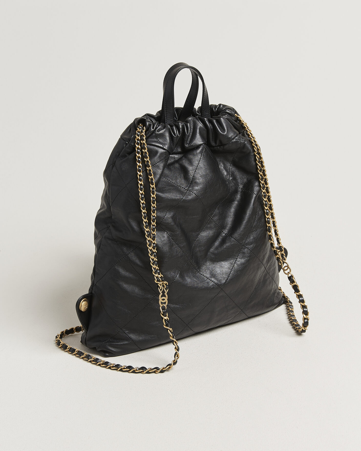 Hombres | Pre-Owned & Vintage Bags | Chanel Pre-Owned | Chanel 22 Backpack Black Black