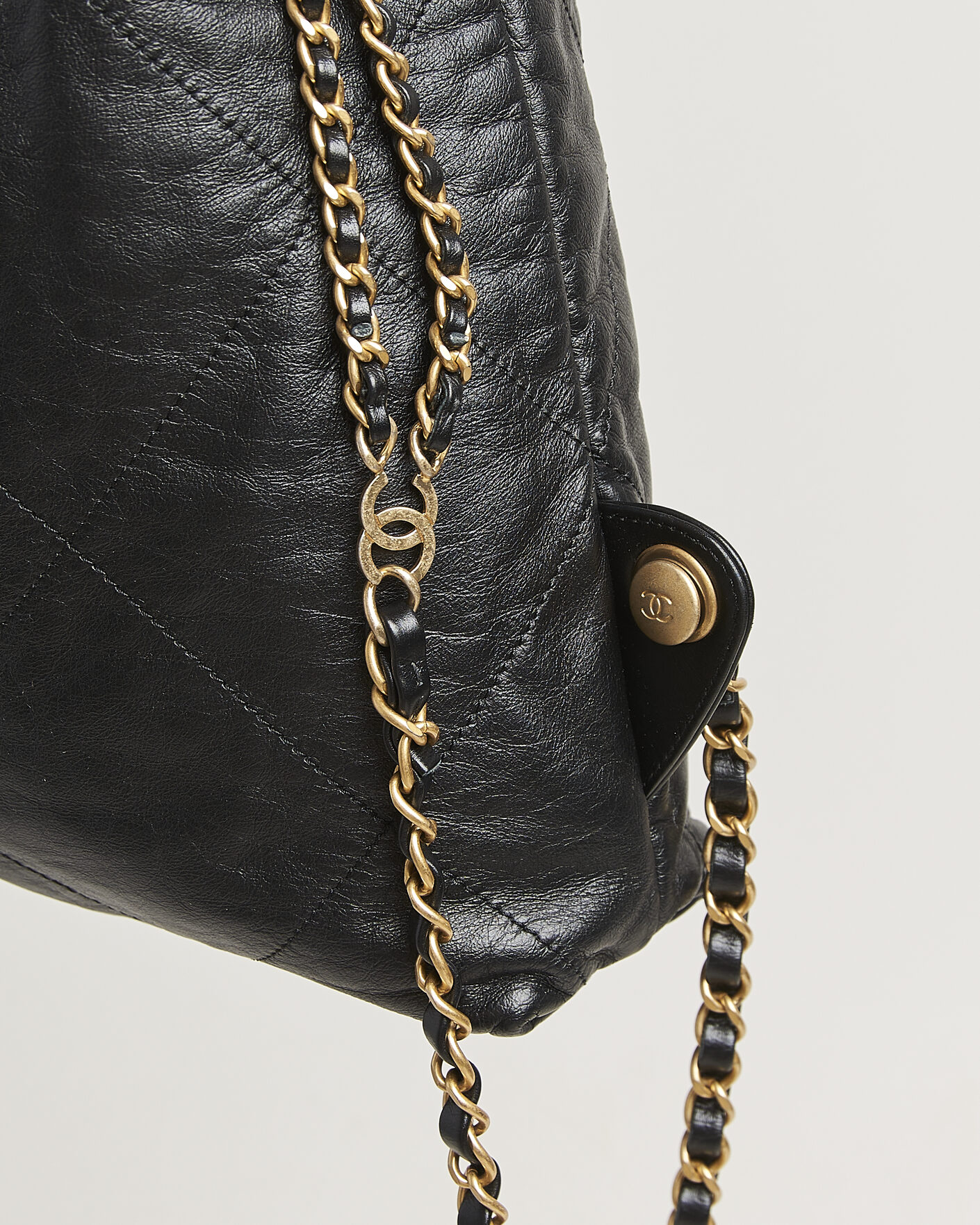 Hombres | Pre-Owned & Vintage Bags | Chanel Pre-Owned | Chanel 22 Backpack Black Black