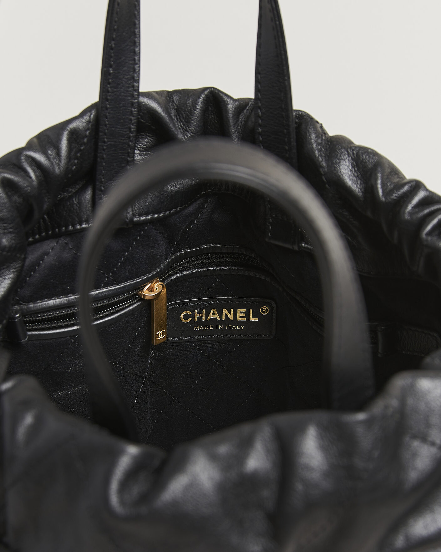 Hombres | Pre-Owned & Vintage Bags | Chanel Pre-Owned | Chanel 22 Backpack Black Black