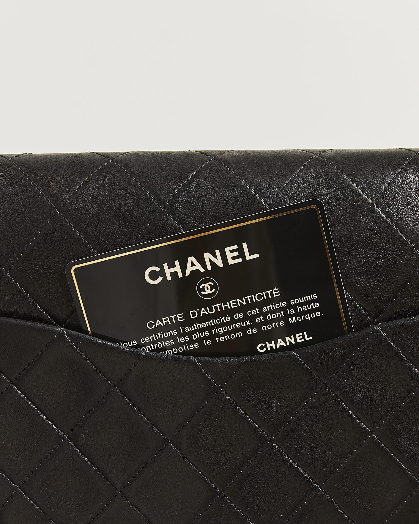 Hombres | Pre-Owned & Vintage Bags | Chanel Pre-Owned | Classic Medium Double Flap Bag Black