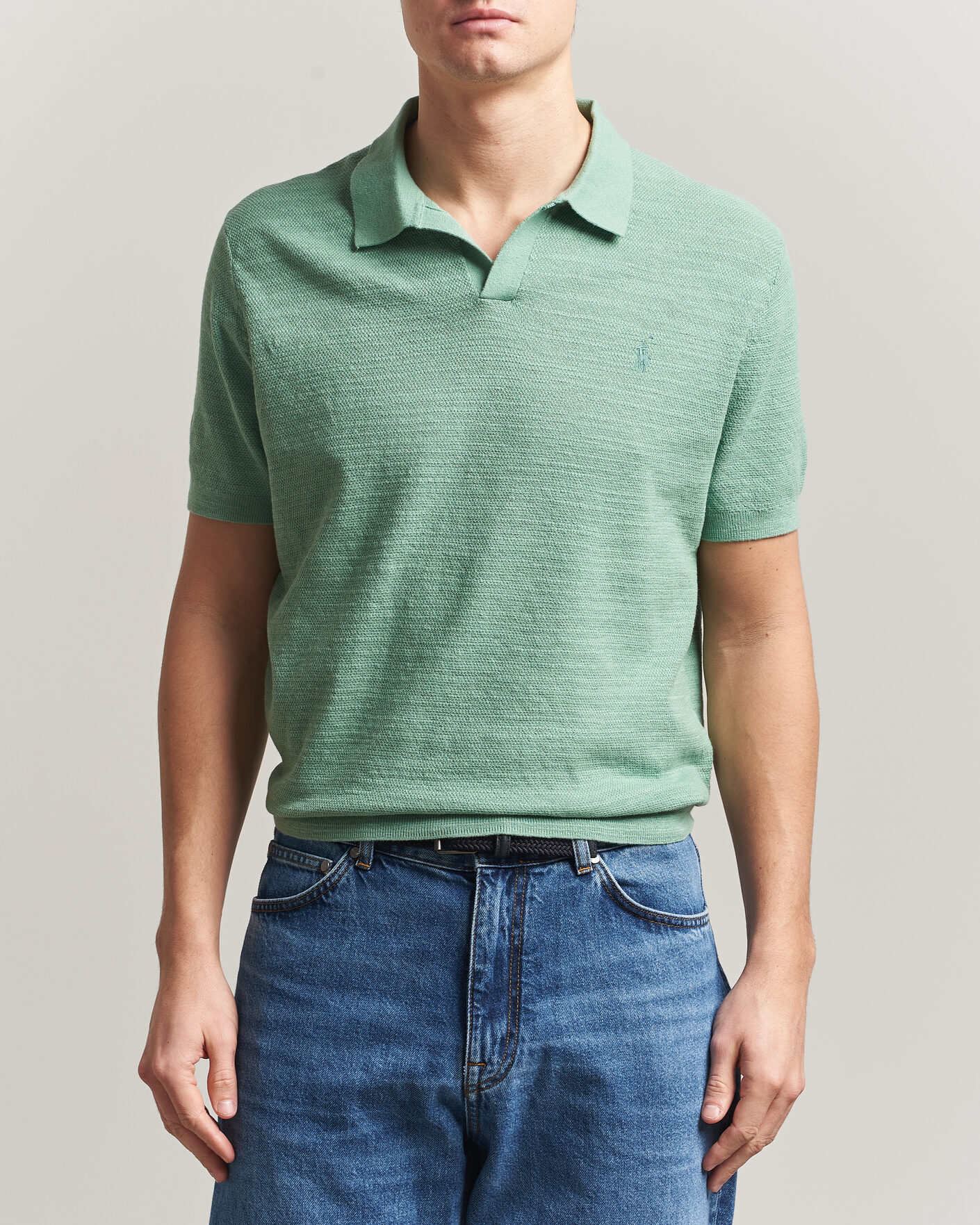 Hombres | Polos | Polo Ralph Lauren | Cotton Blend Polo Faded Mint