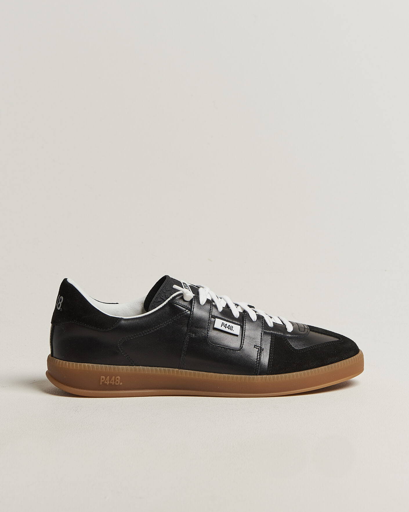 Hombres | Zapatillas | P448 | Monza Leather/Suede Sneaker Black
