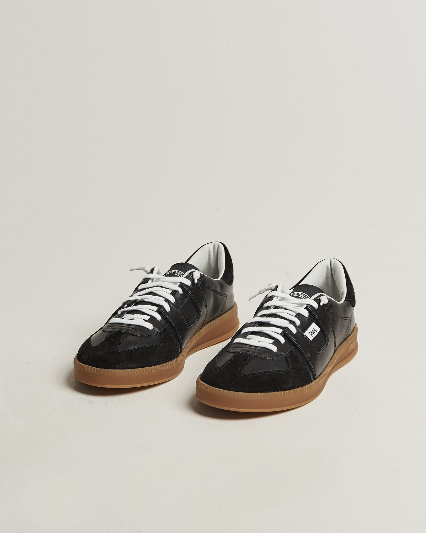 Hombres | Zapatillas | P448 | Monza Leather/Suede Sneaker Black