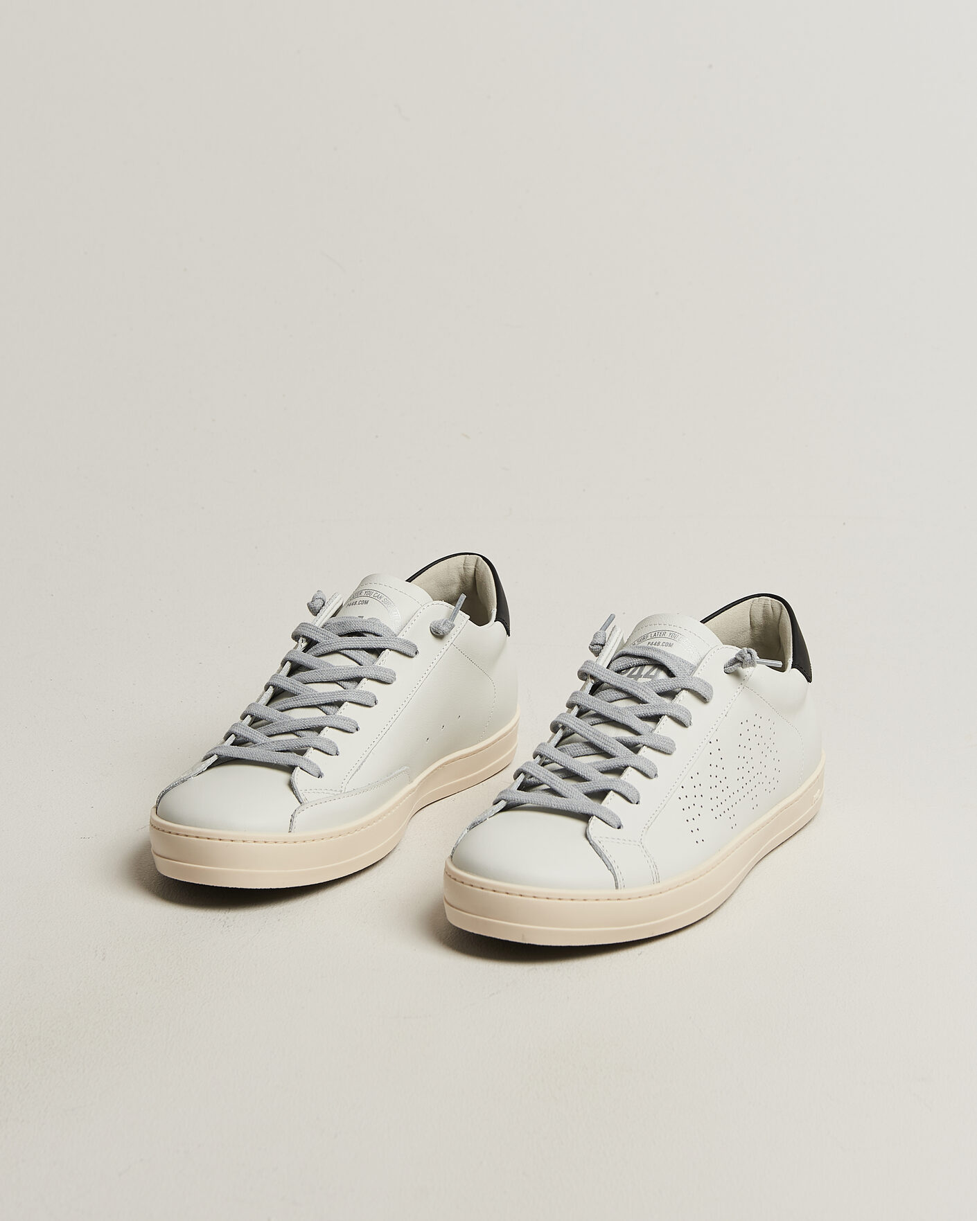 Hombres | Zapatillas | P448 | John Leather Sneaker White/Black