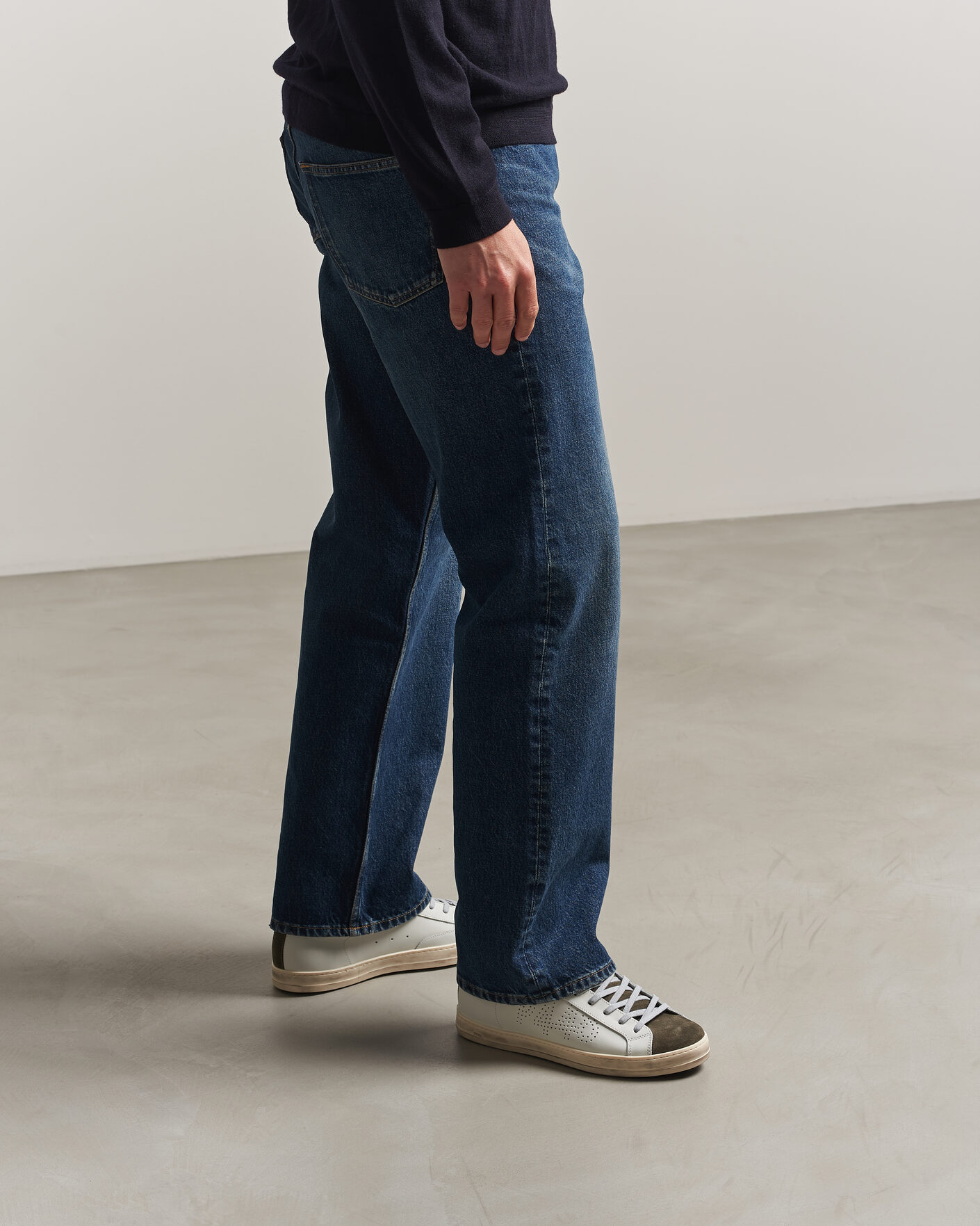 Hombres | Zapatillas | P448 | John Leather Sneaker White/Olive