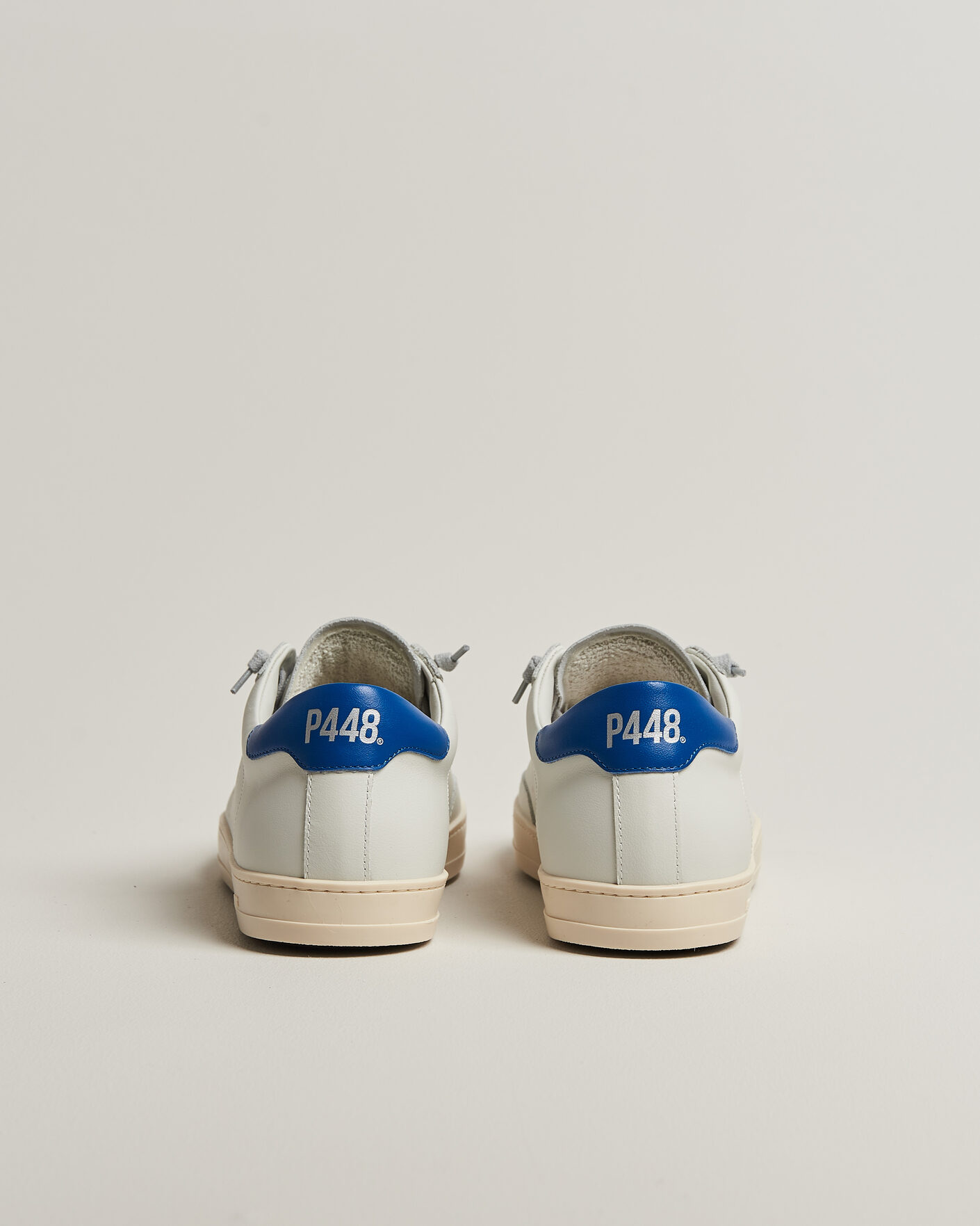 Hombres | Zapatillas | P448 | John Leather Sneaker White/Blue