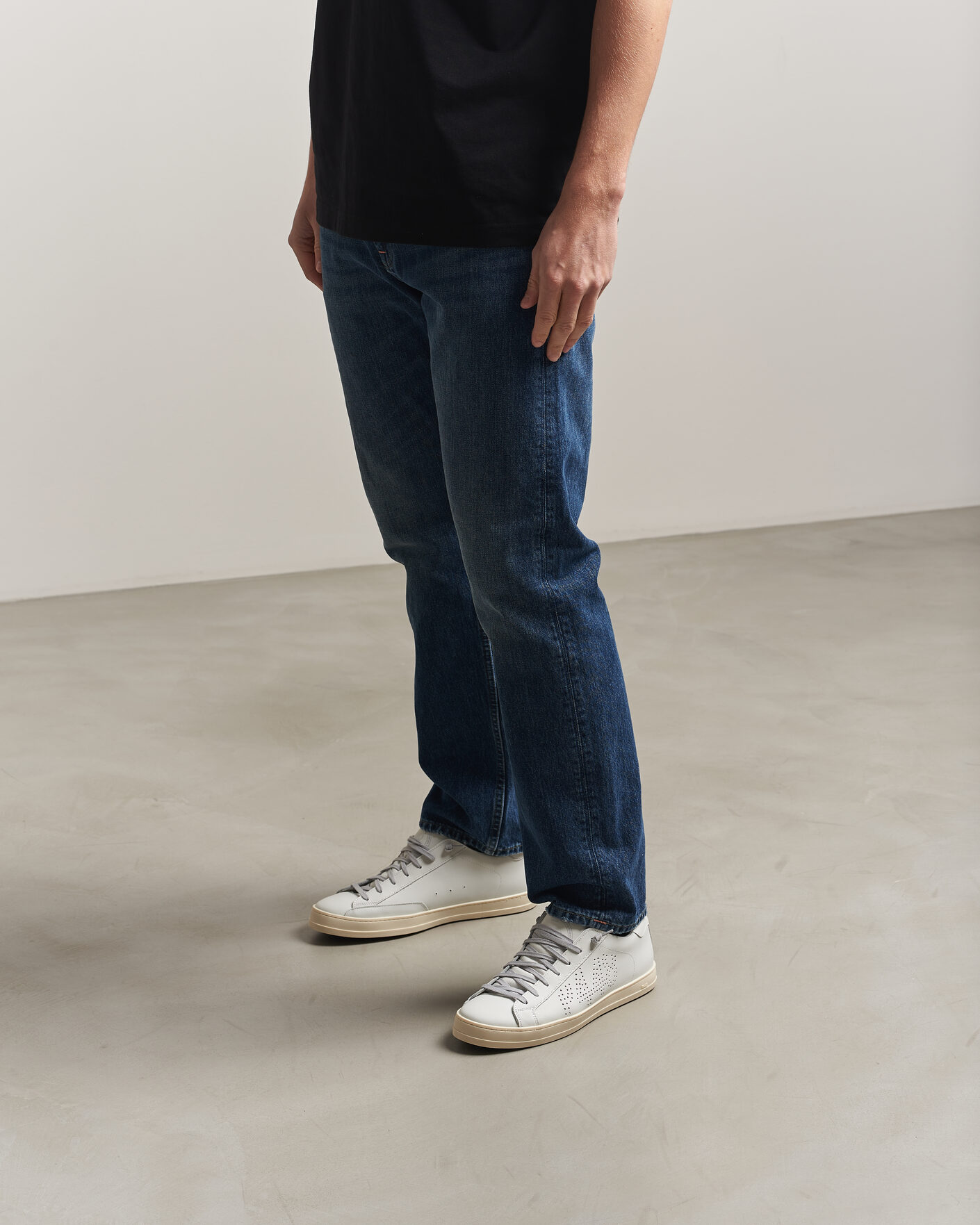 Hombres | Zapatillas | P448 | John Leather Sneaker White