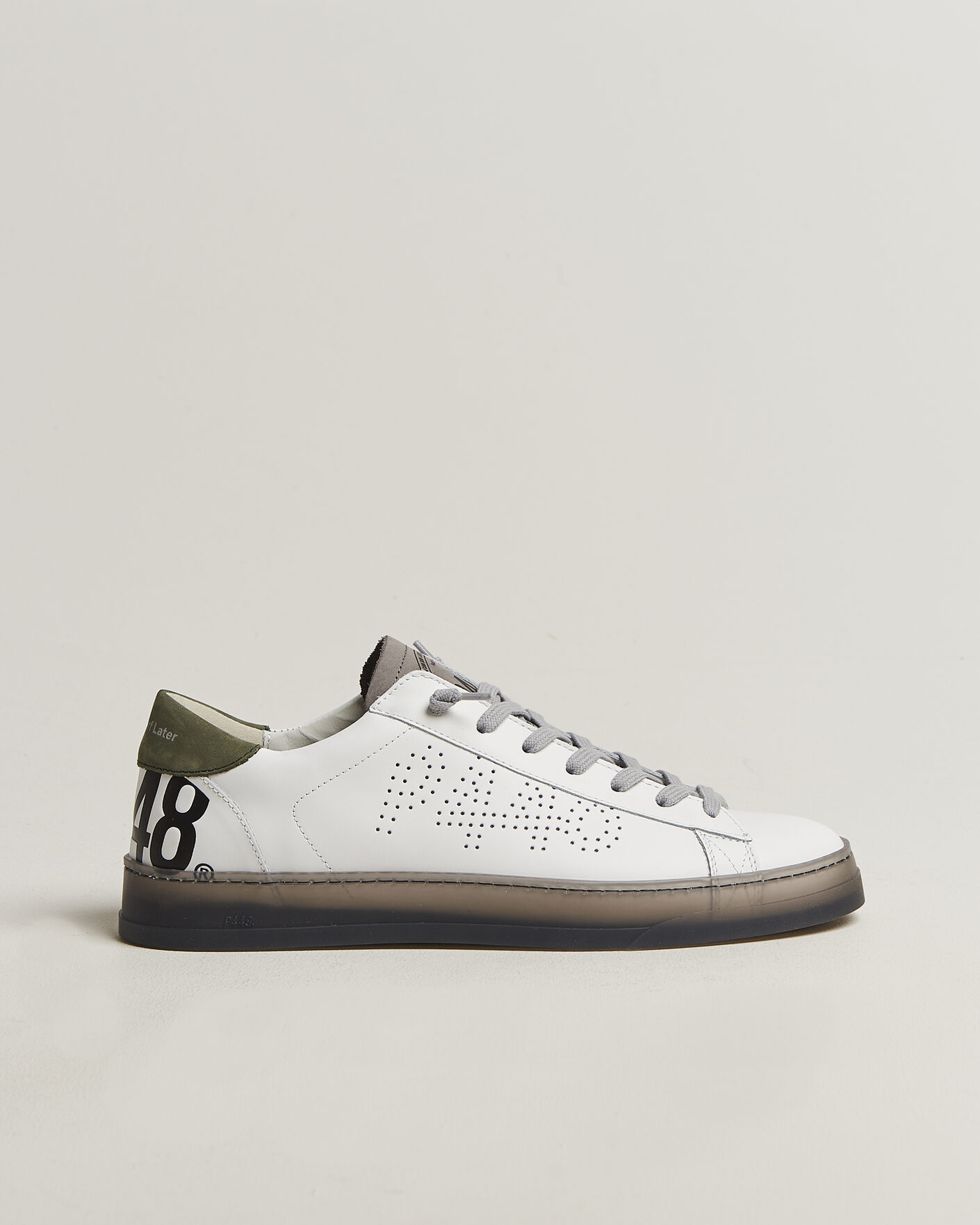 Hombres | Zapatillas | P448 | Jack Leather Sneaker White/Grey