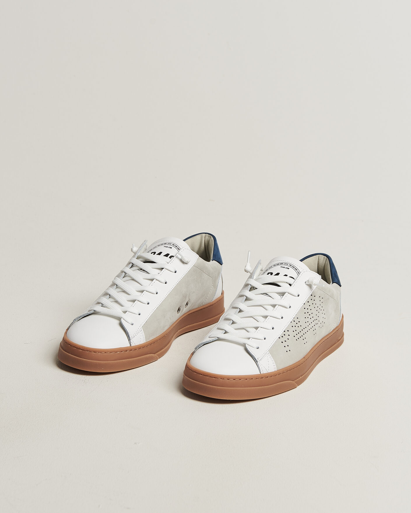 Hombres | Zapatillas | P448 | Jack Leather Sneaker White/Navy