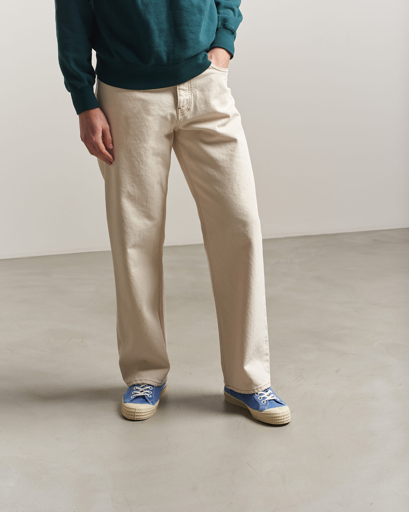 Hombres | Zapatillas | Novesta | Star Master Washed Organic Cotton Sneaker Blue