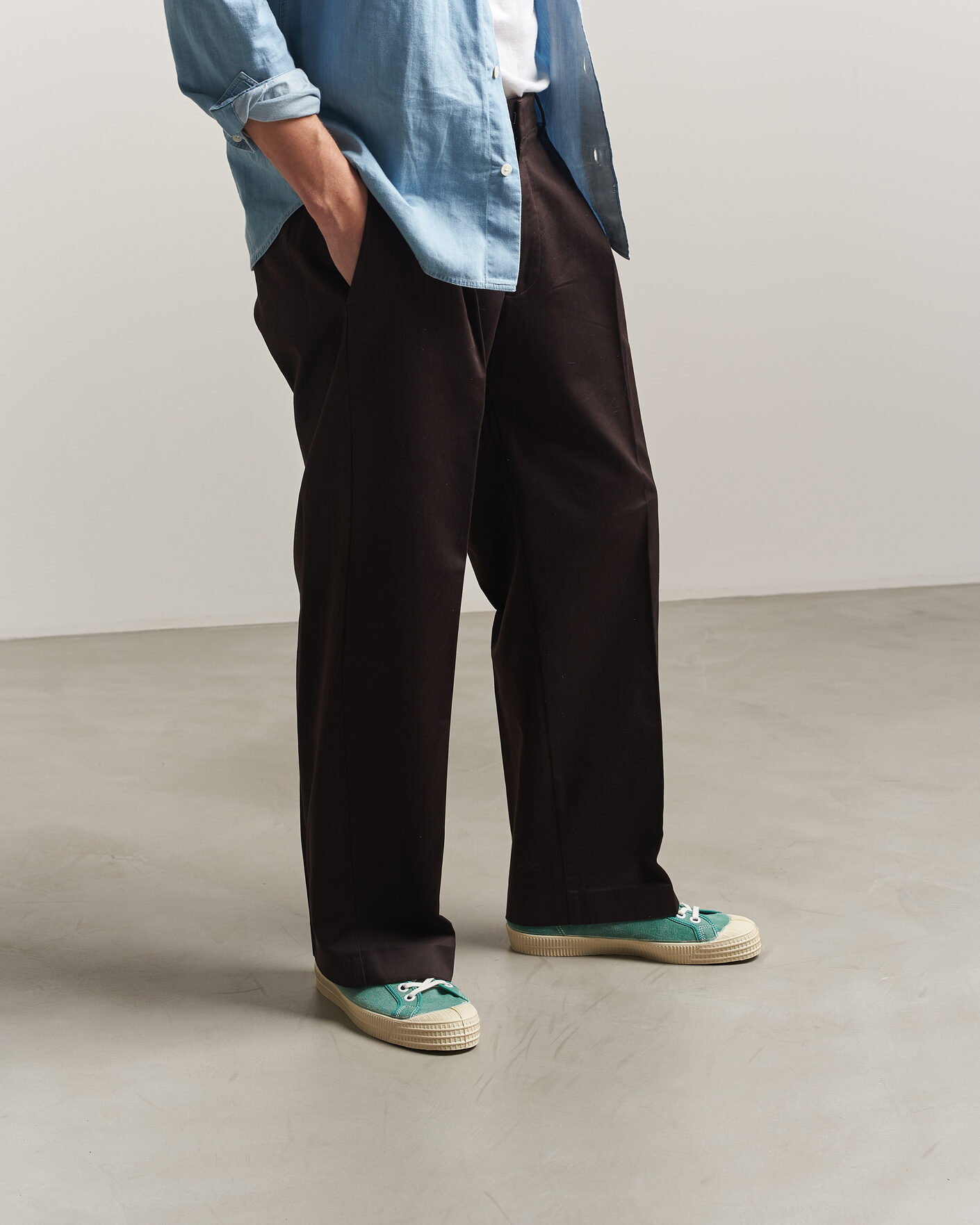 Hombres | Zapatillas | Novesta | Star Master Washed Organic Cotton Sneaker Green