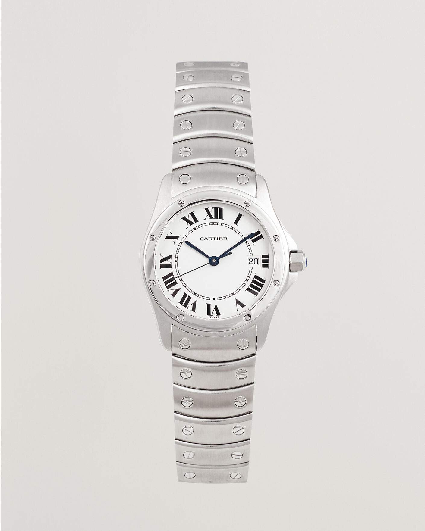 Hombres | Cartier Pre-Owned Santos Ronde | Cartier Pre-Owned | Santos Ronde