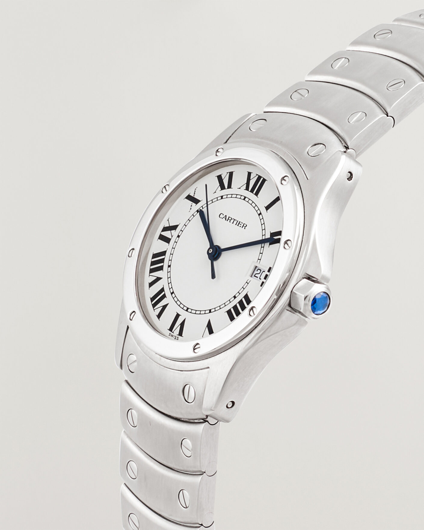 Hombres | Cartier Pre-Owned Santos Ronde | Cartier Pre-Owned | Santos Ronde