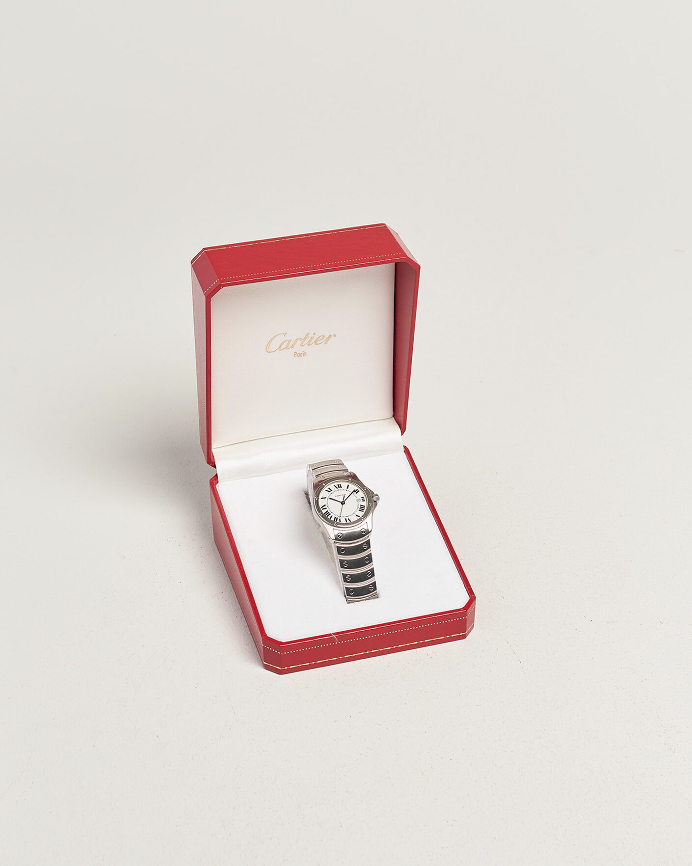 Hombres | Cartier Pre-Owned Santos Ronde | Cartier Pre-Owned | Santos Ronde