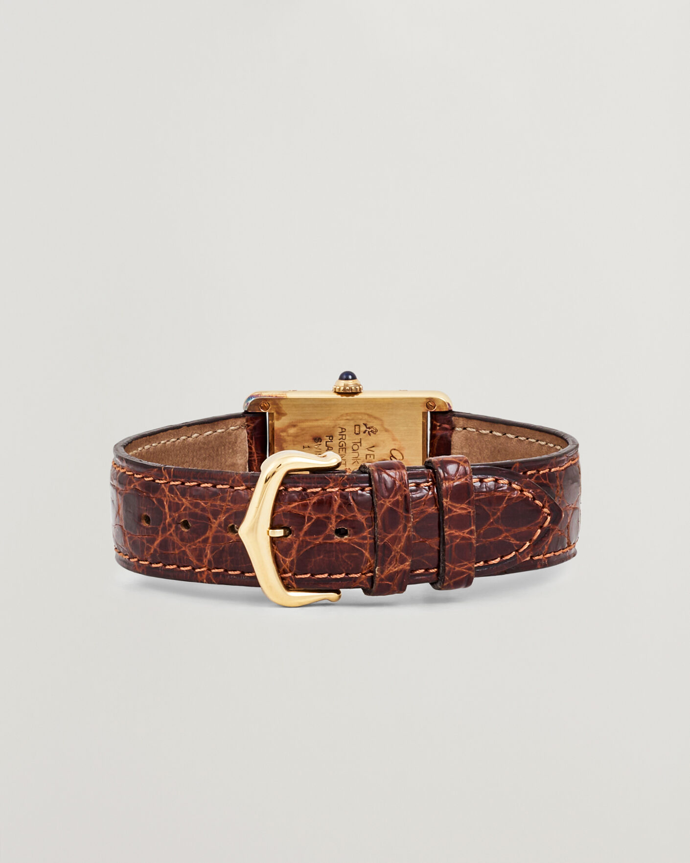 Hombres | Pre-Owned & Vintage Watches | Cartier Pre-Owned | Tank Vermeil