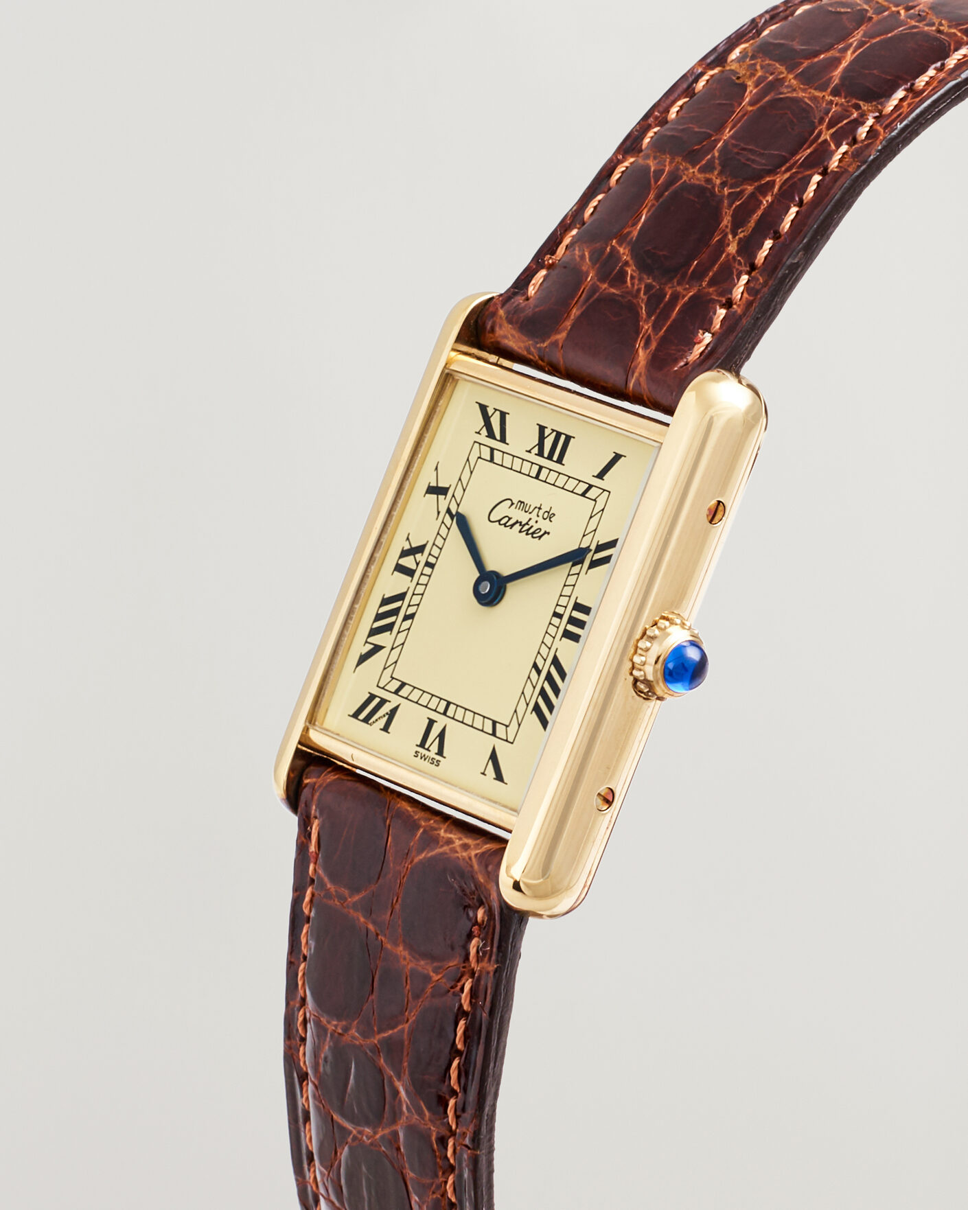 Hombres | Pre-Owned & Vintage Watches | Cartier Pre-Owned | Tank Vermeil