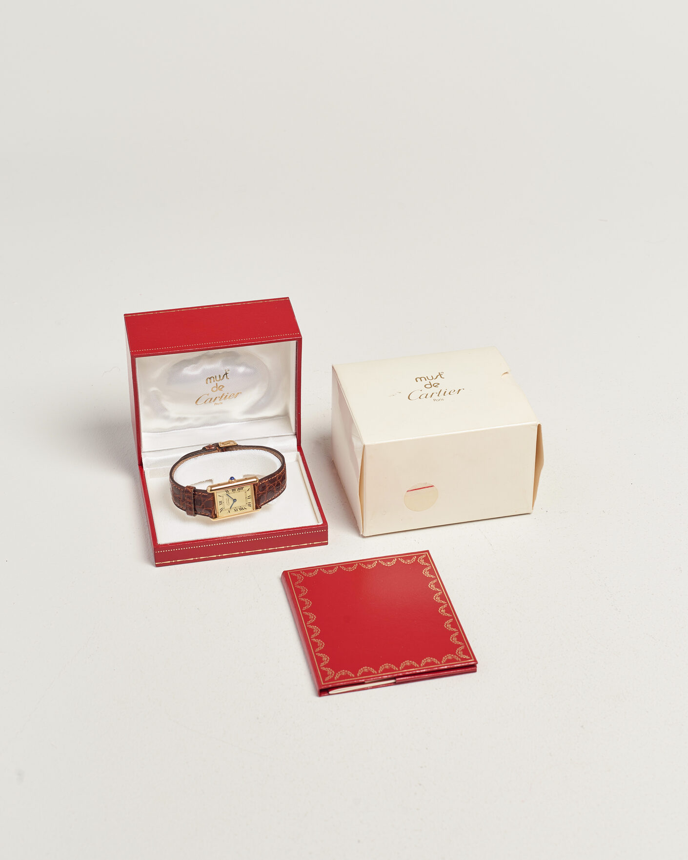 Hombres | Pre-Owned & Vintage Watches | Cartier Pre-Owned | Tank Vermeil