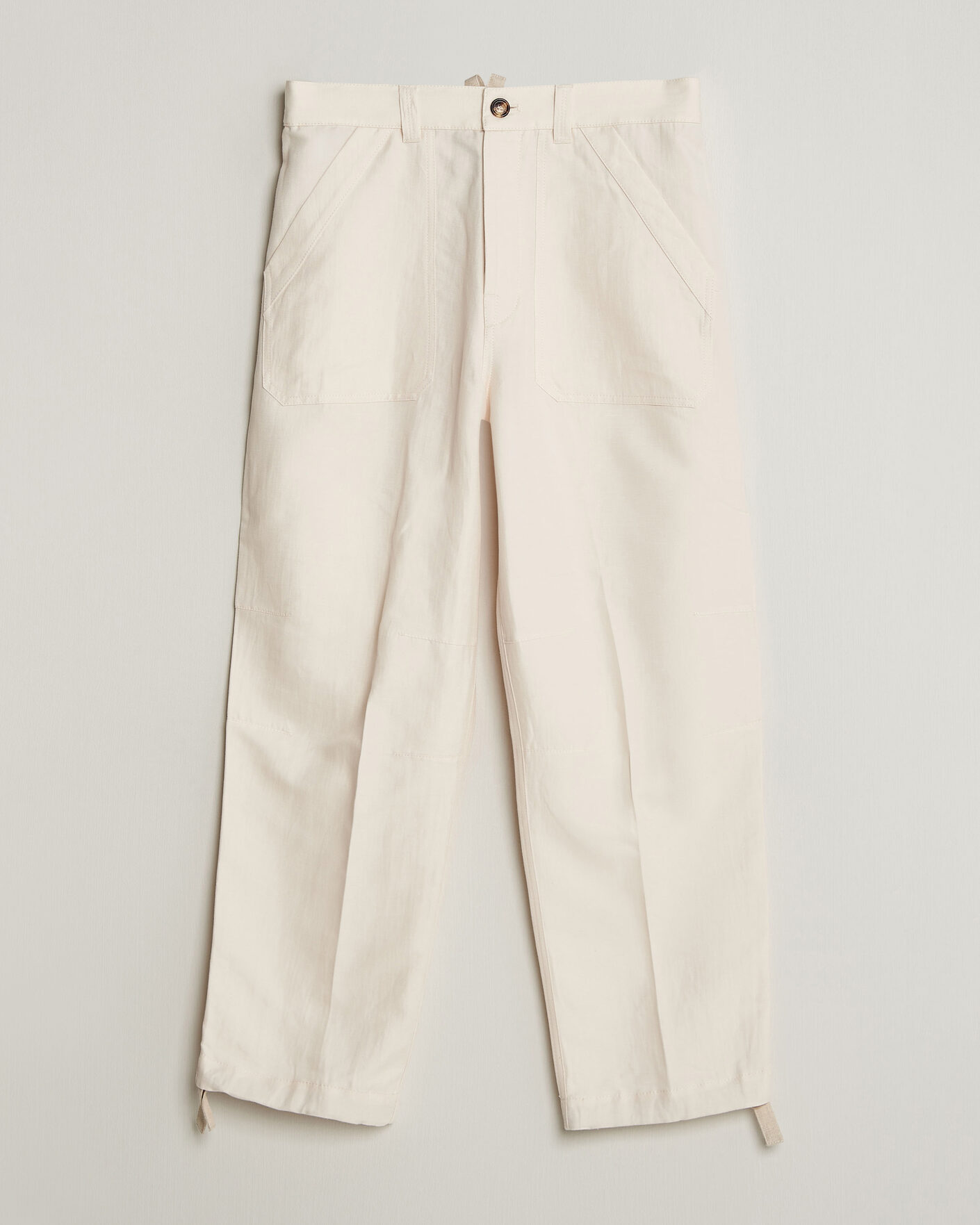 Hombres | Pantalones | Brunello Cucinelli | Linen Casual Pants Off White