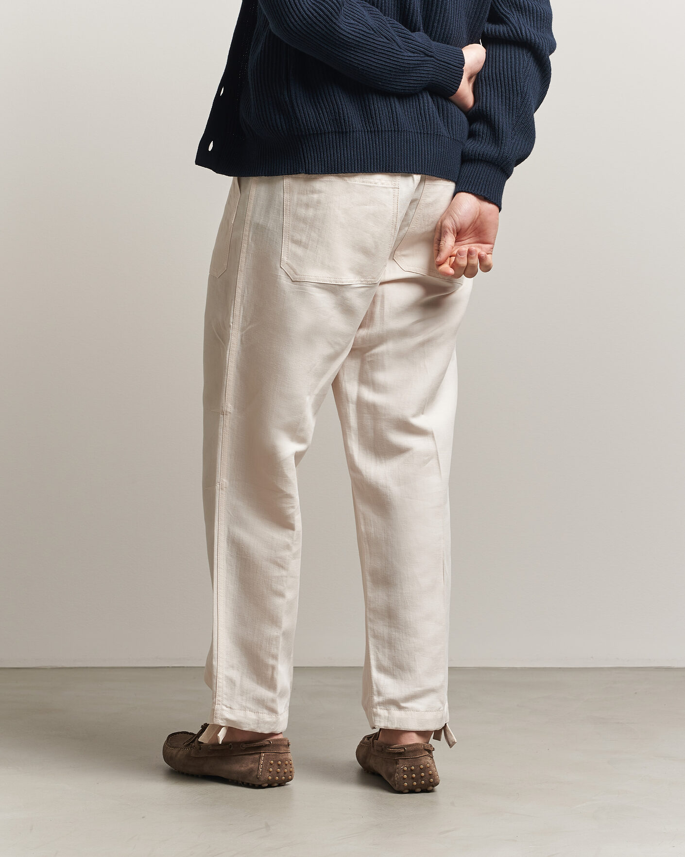 Hombres | Pantalones | Brunello Cucinelli | Linen Casual Pants Off White