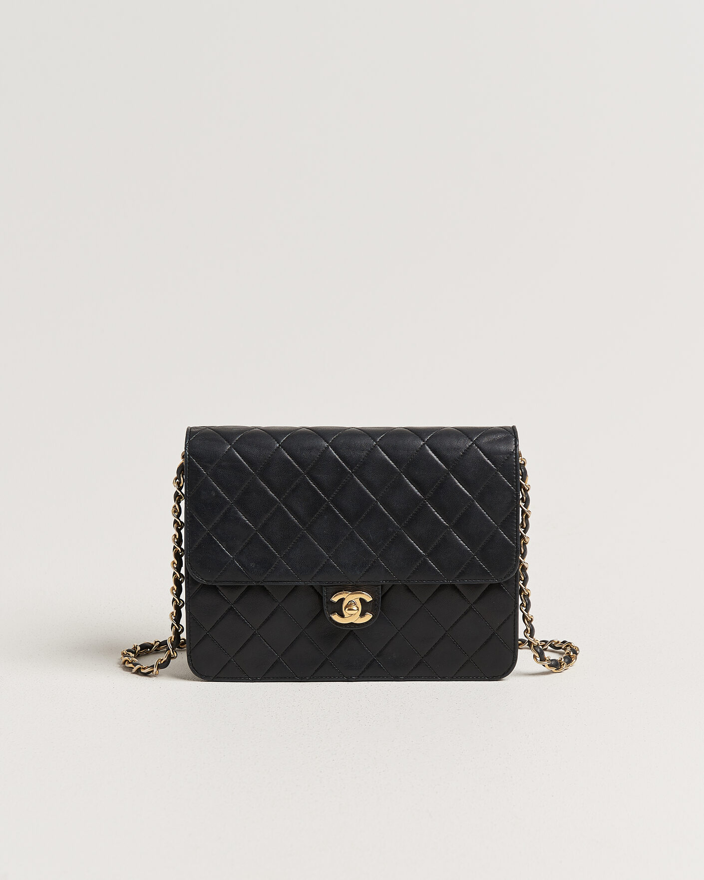 Hombres | Pre-Owned & Vintage Bags | Chanel Pre-Owned | Single Flap Bag Black