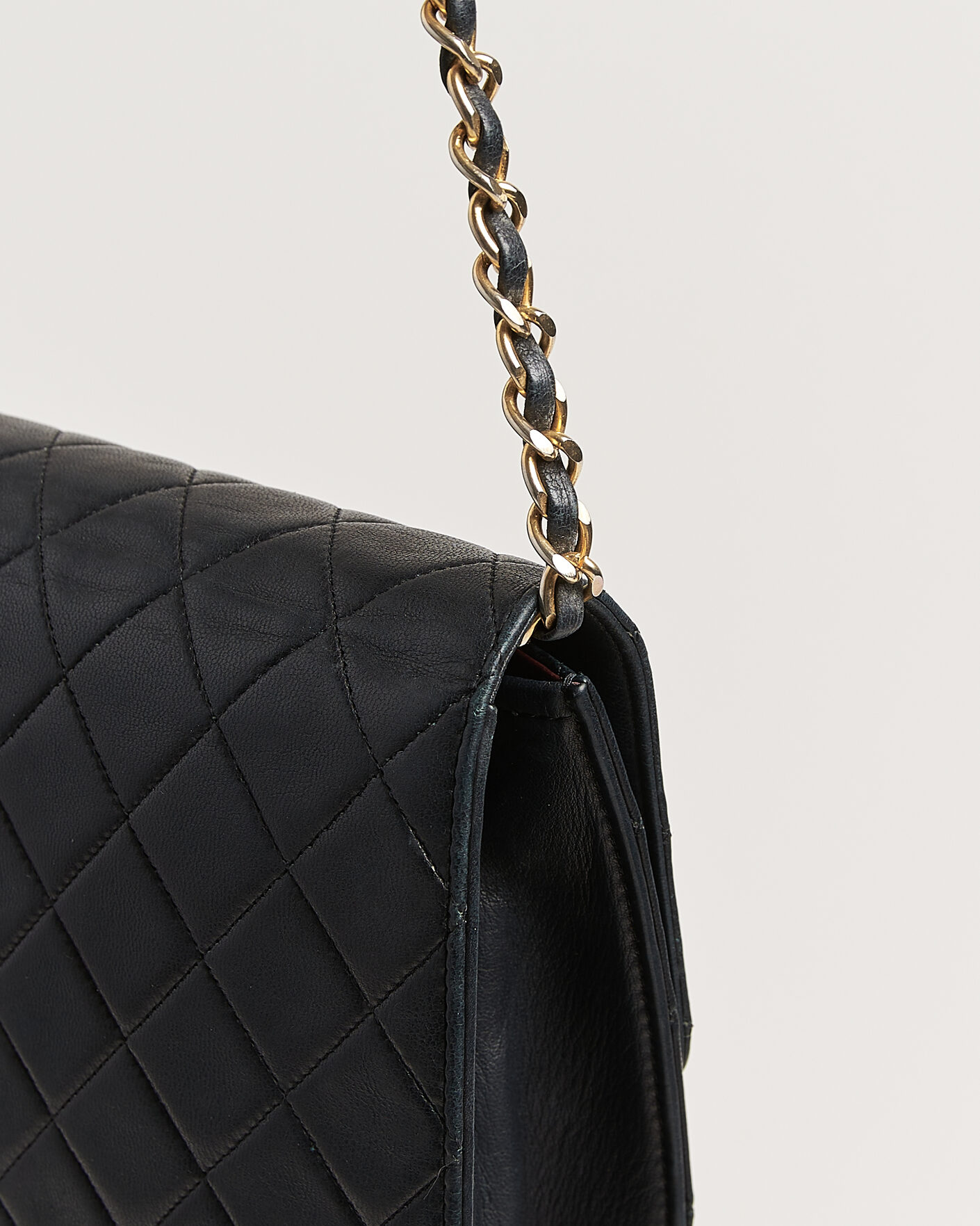 Hombres | Pre-Owned & Vintage Bags | Chanel Pre-Owned | Single Flap Bag Black