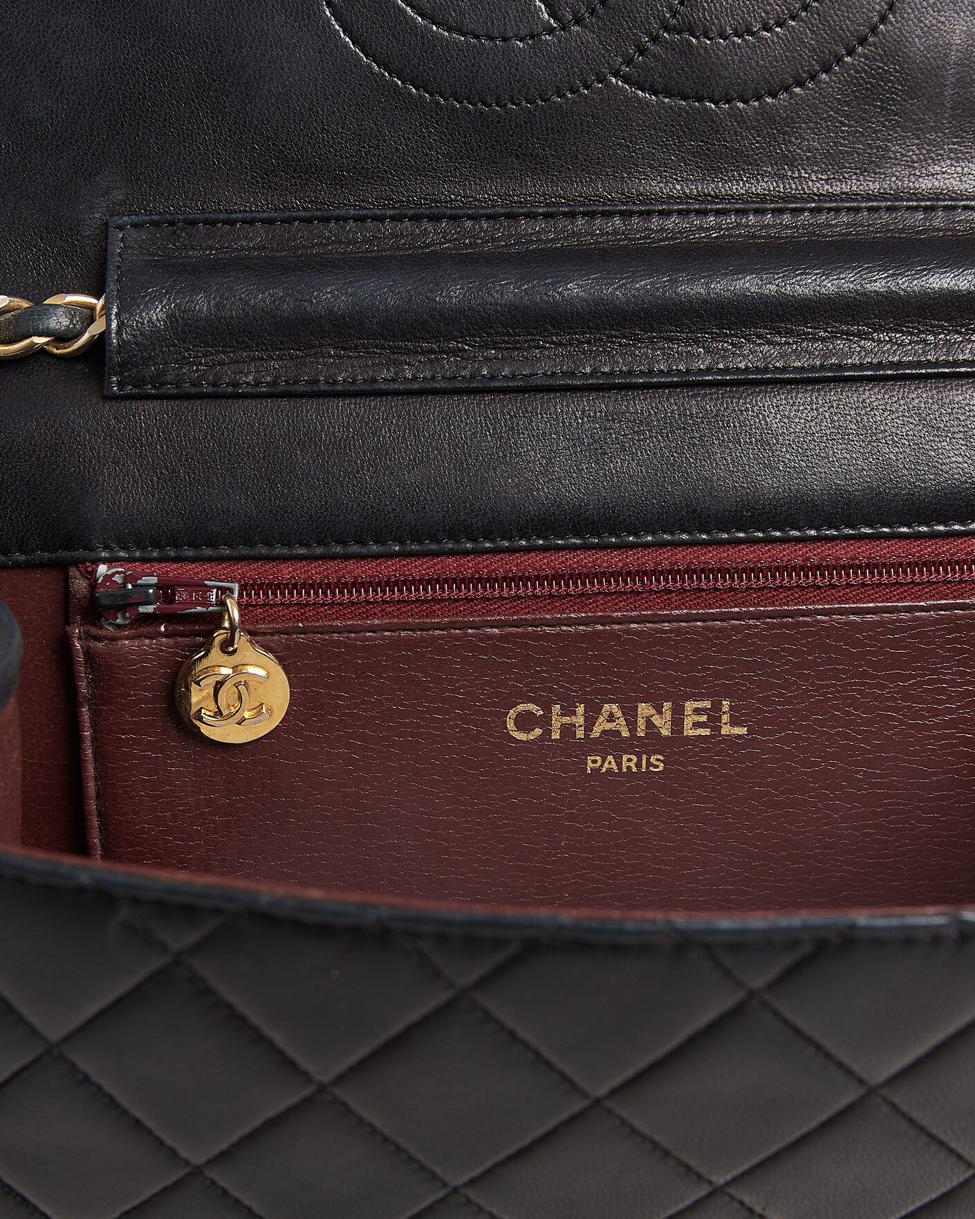 Hombres | Pre-Owned & Vintage Bags | Chanel Pre-Owned | Single Flap Bag Black