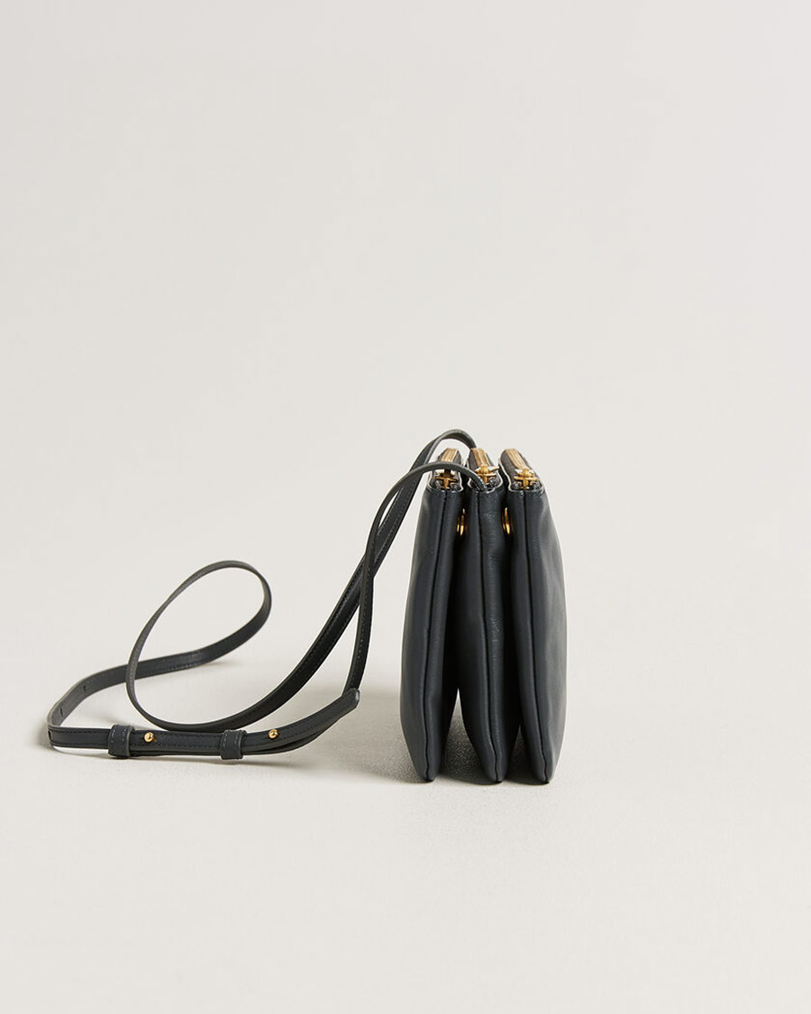 Hombres | Pre-Owned & Vintage Bags | Celine Pre-Owned | Trio Bag Small Leather Grey