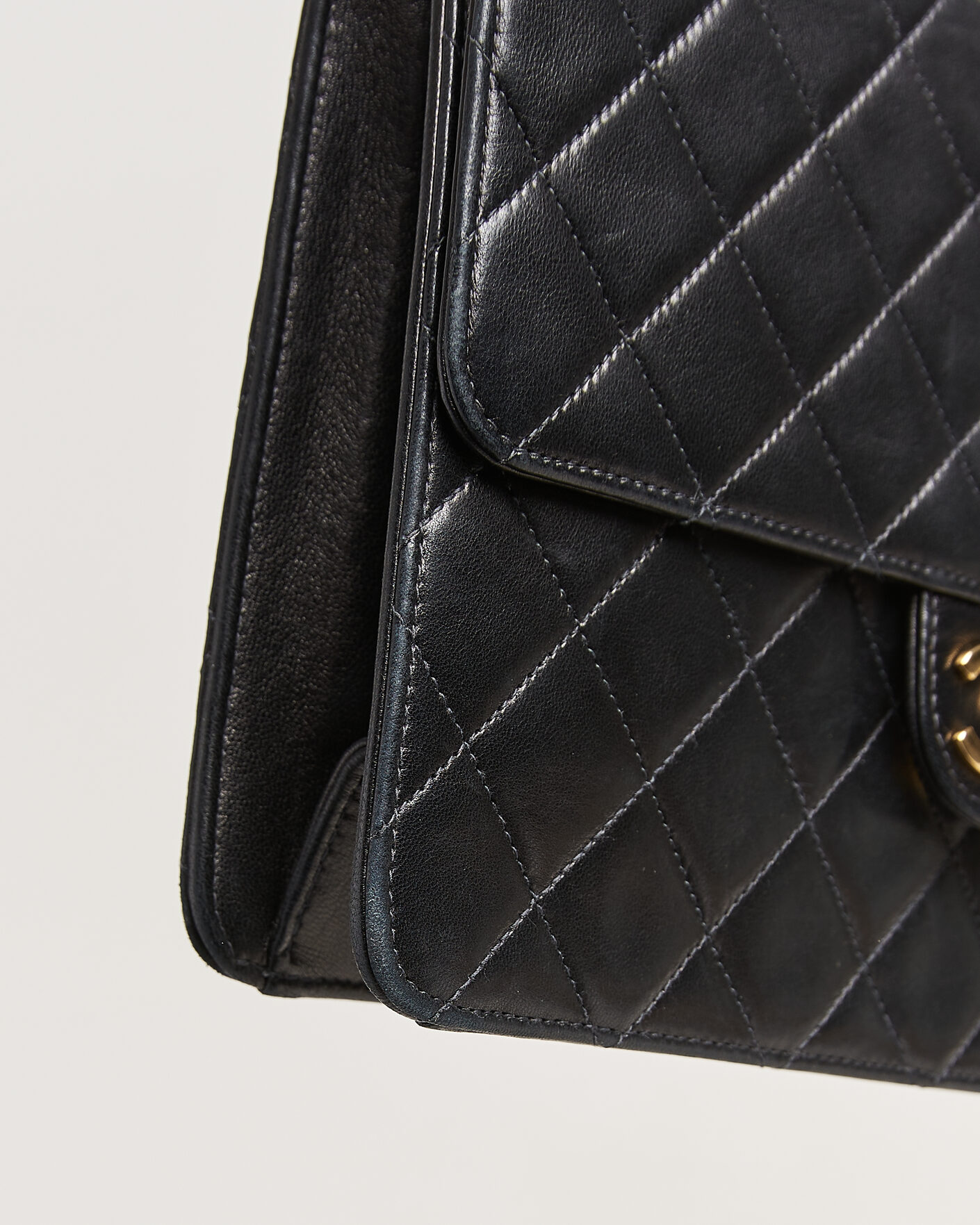 Hombres | Pre-Owned & Vintage Bags | Chanel Pre-Owned | Single Flap Bag Black