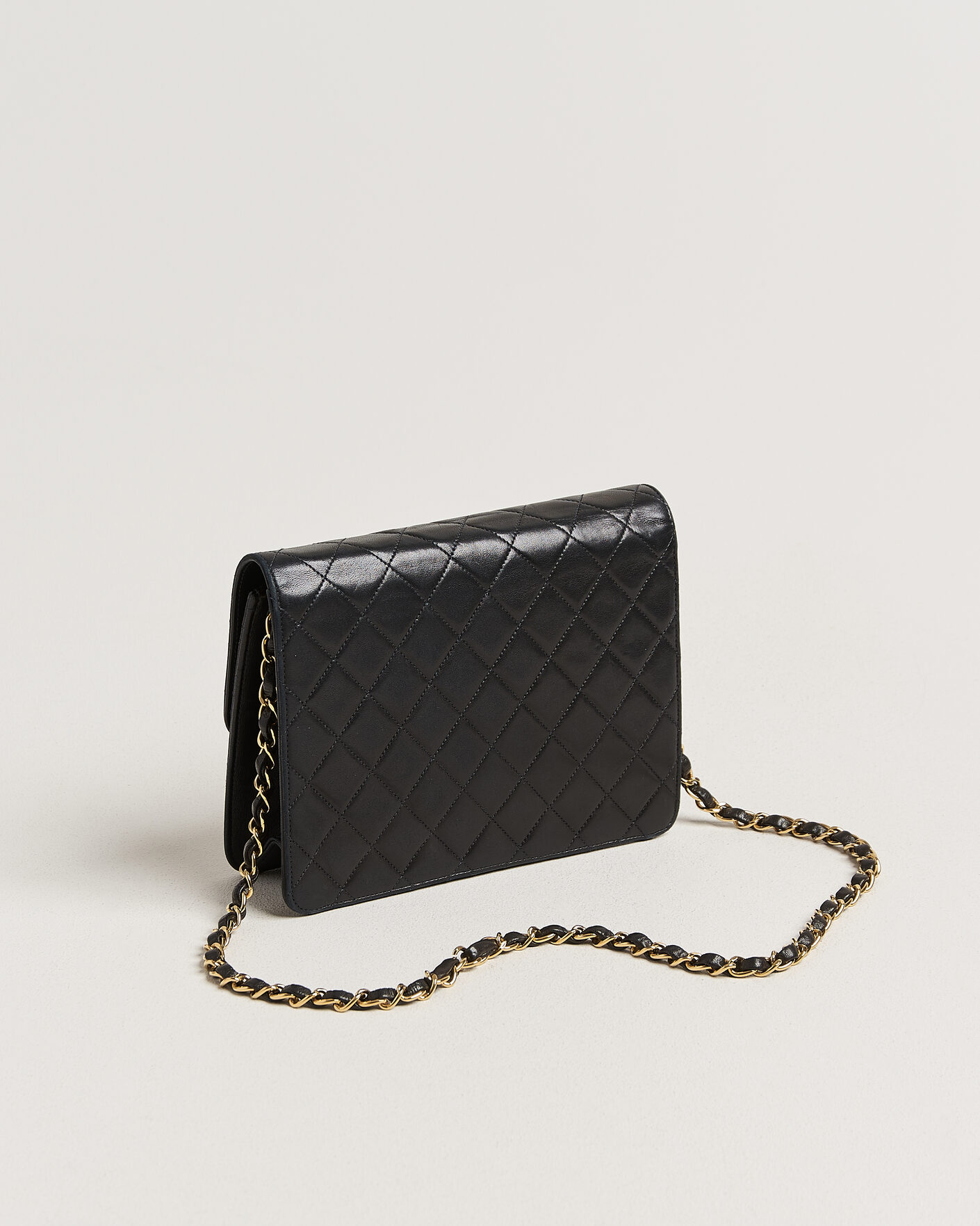 Hombres | Pre-Owned & Vintage Bags | Chanel Pre-Owned | Single Flap Bag Black