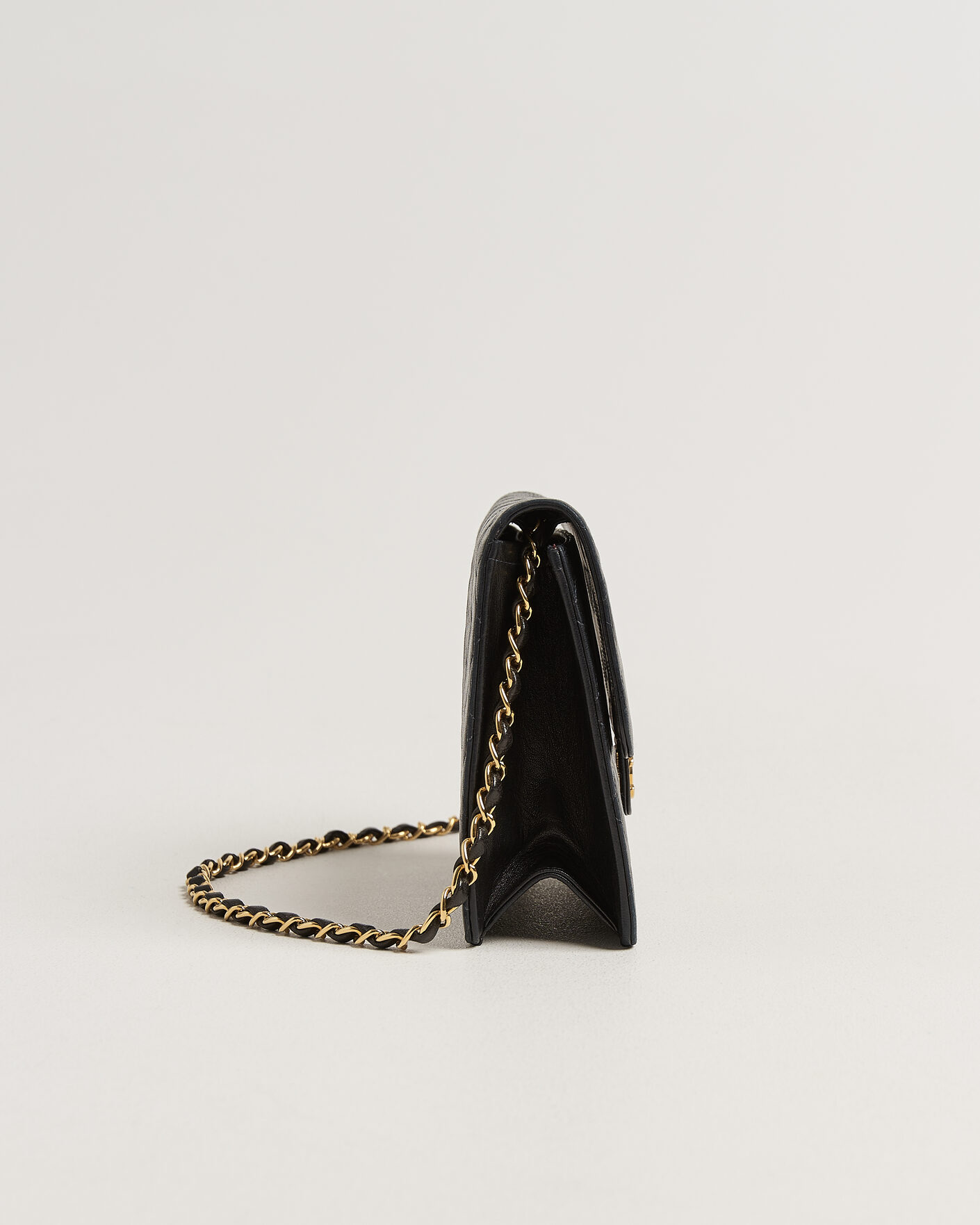 Hombres | Pre-Owned & Vintage Bags | Chanel Pre-Owned | Single Flap Bag Black