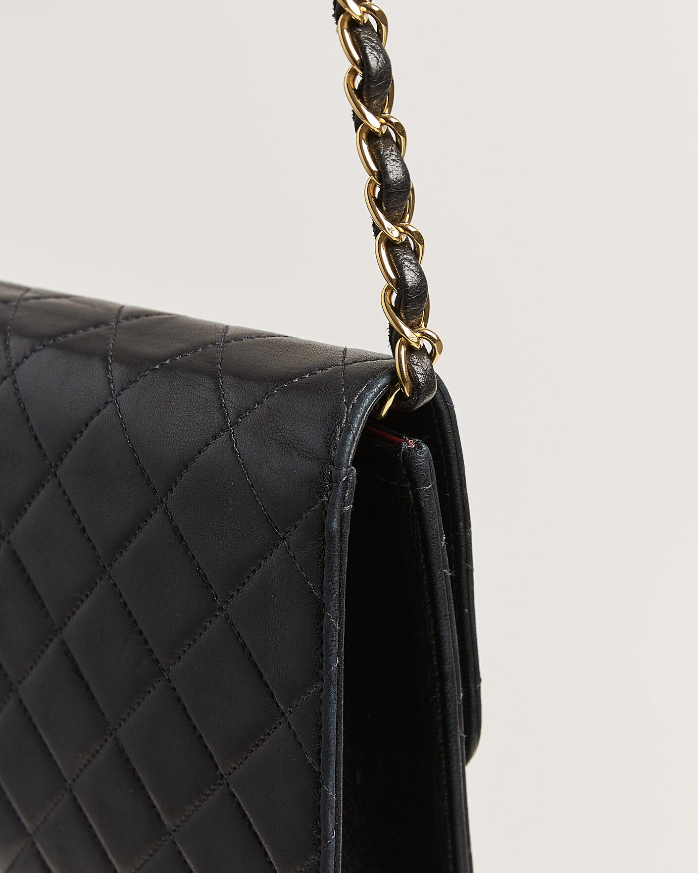 Hombres | Pre-Owned & Vintage Bags | Chanel Pre-Owned | Single Flap Bag Black