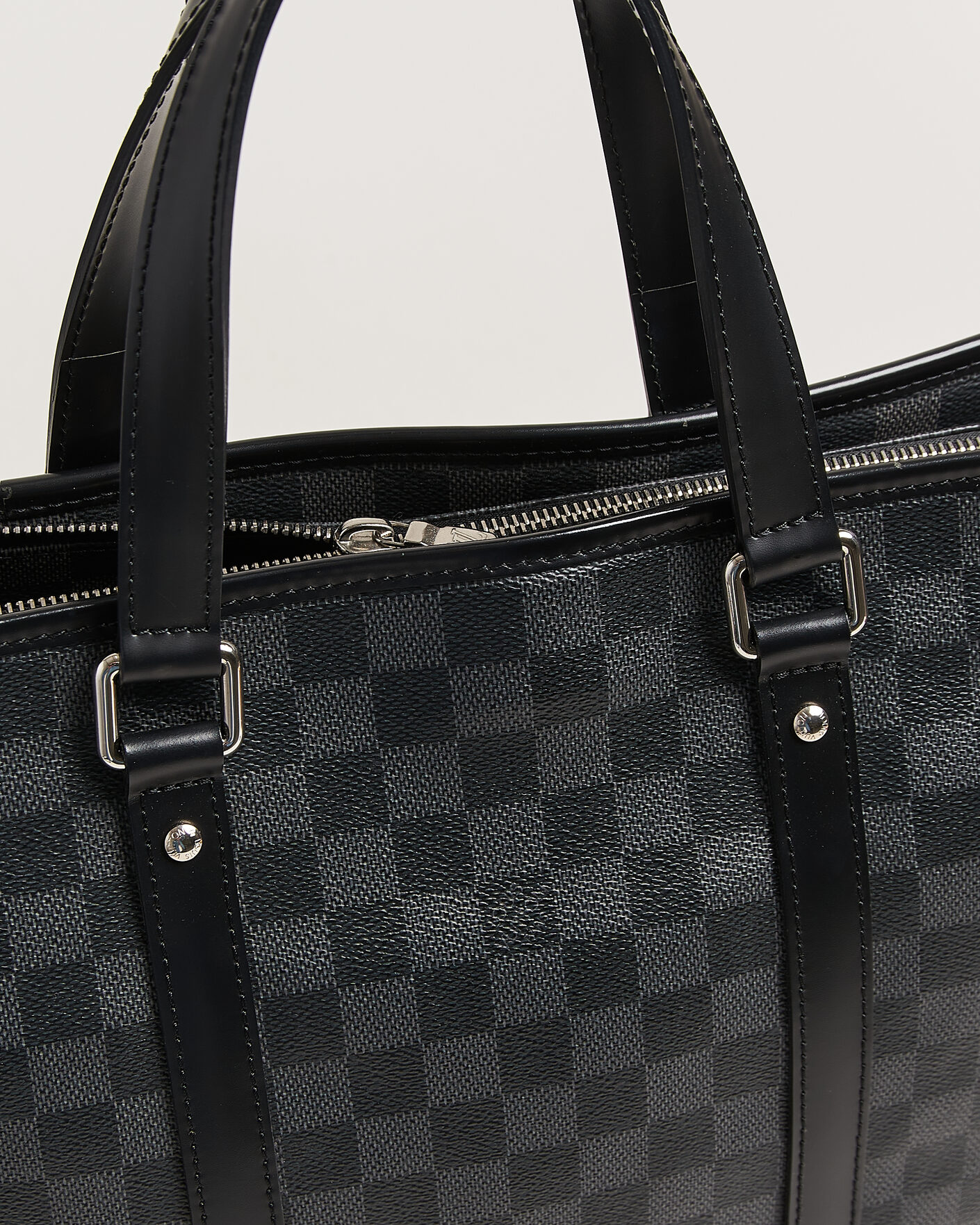 Hombres | Pre-Owned & Vintage Bags | Louis Vuitton Pre-Owned | Tadao Tote bag PM Damier Graphite