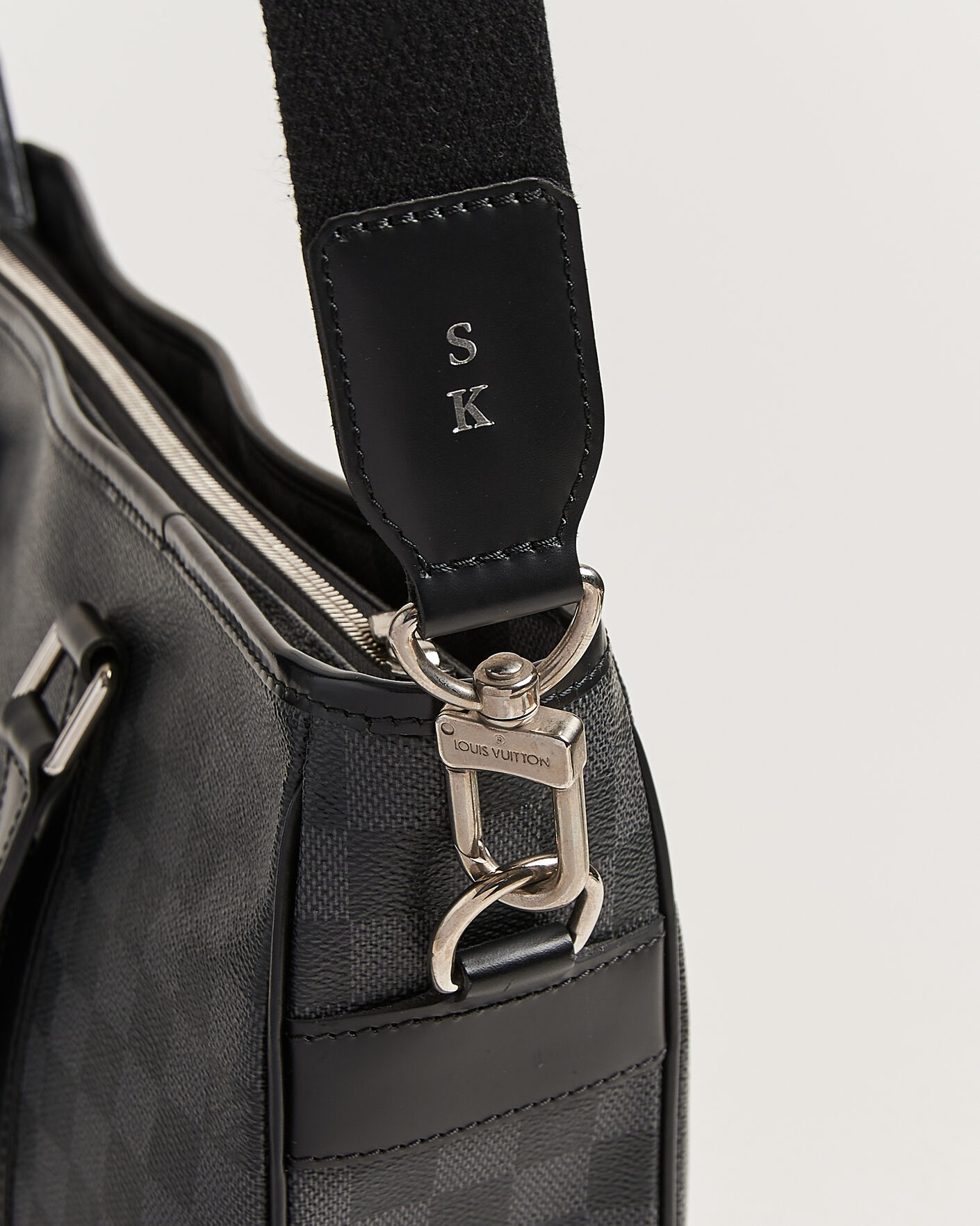 Hombres | Pre-Owned & Vintage Bags | Louis Vuitton Pre-Owned | Tadao Tote bag PM Damier Graphite