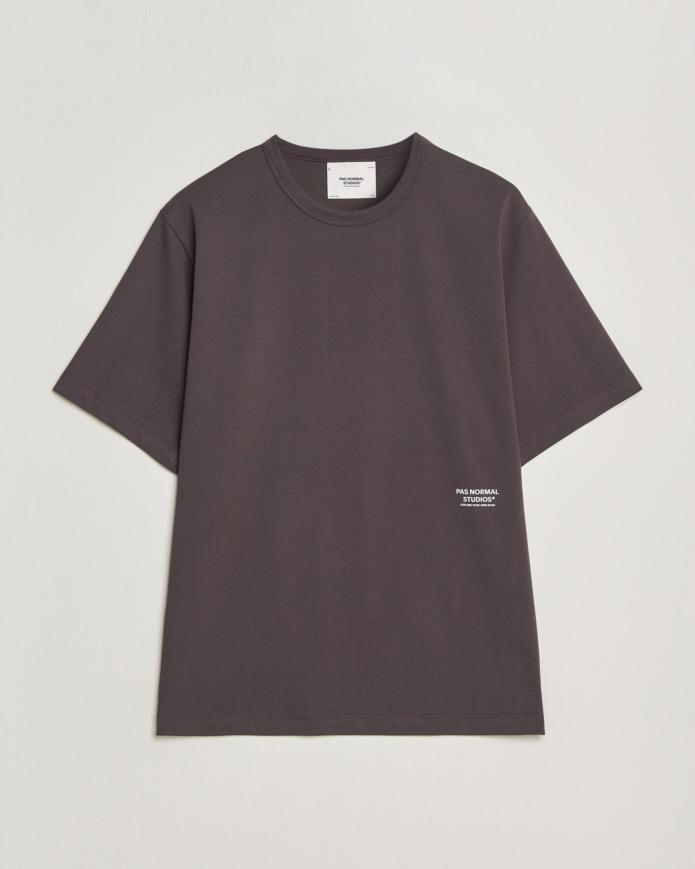 Hombres | Camisetas | Pas Normal Studios | Off Race Cotton Tech T-Shirt Dark Purple