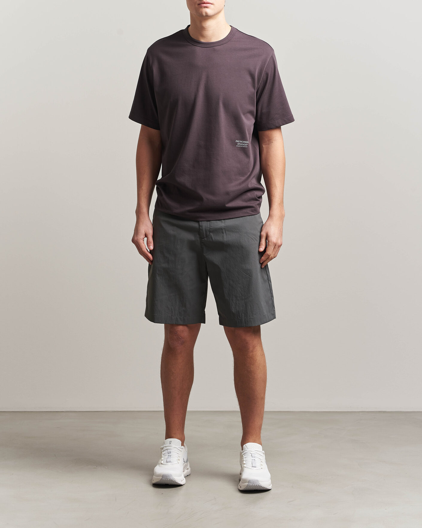 Hombres | Camisetas | Pas Normal Studios | Off Race Cotton Tech T-Shirt Dark Purple