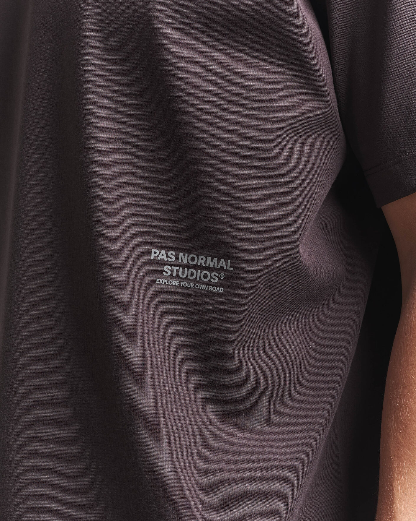 Hombres | Camisetas | Pas Normal Studios | Off Race Cotton Tech T-Shirt Dark Purple