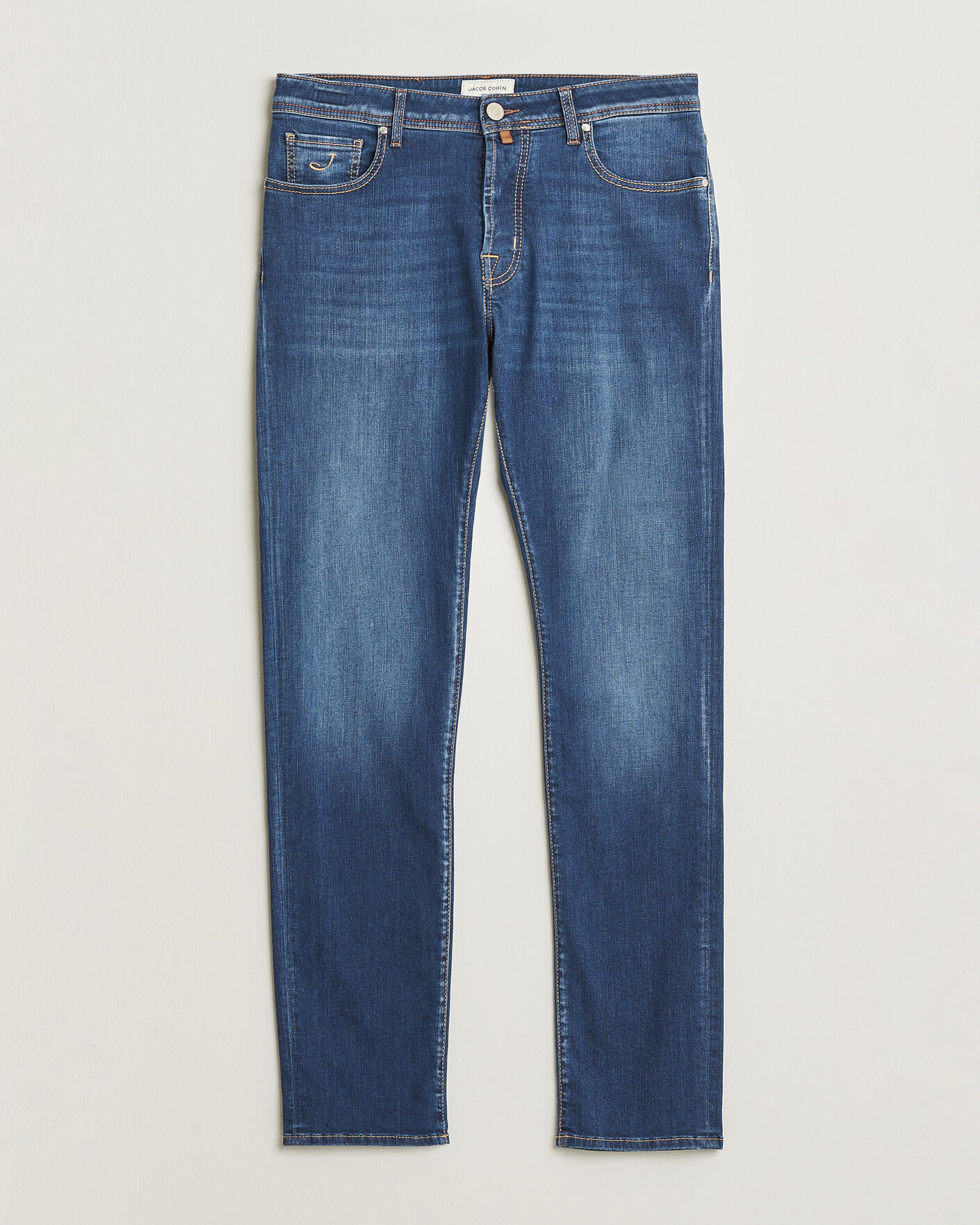 Hombres | Pantalones | Jacob Cohën | Bard Slim Fit Super Stretch Jeans Medium Vintage