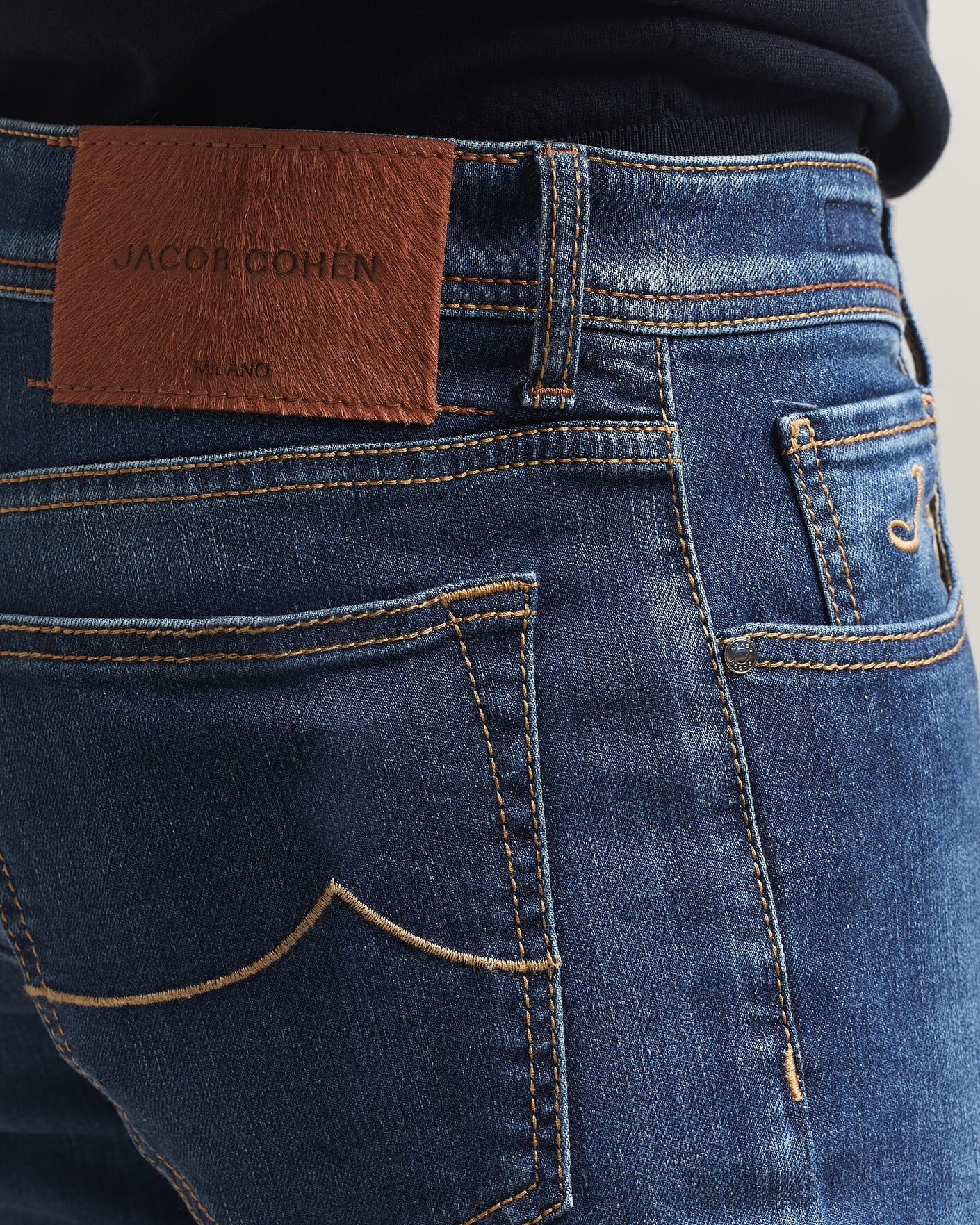 Hombres | Pantalones | Jacob Cohën | Bard Slim Fit Super Stretch Jeans Medium Vintage