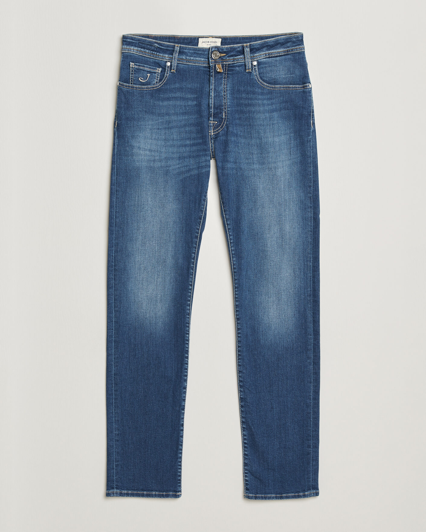 Hombres | Pantalones | Jacob Cohën | Bard Slim Fit Super Stretch Jeans Light Vintage