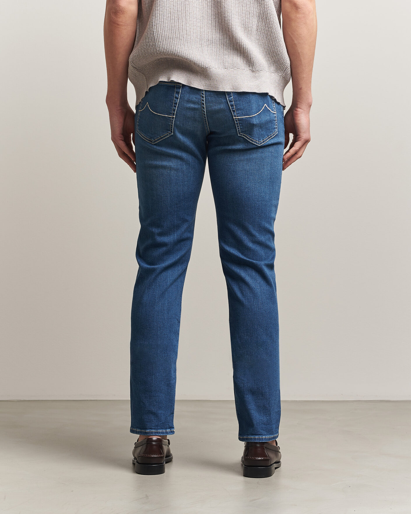 Hombres | Pantalones | Jacob Cohën | Bard Slim Fit Super Stretch Jeans Light Vintage