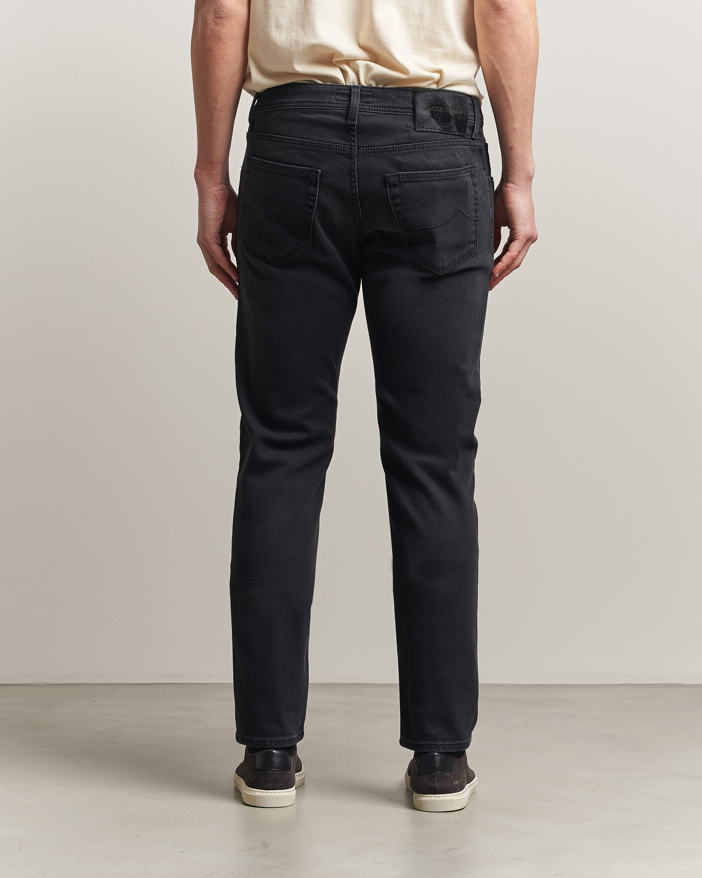 Hombres | Pantalones | Jacob Cohën | Nick Slim Fit Power Stretch Jeans Medium Black Wash