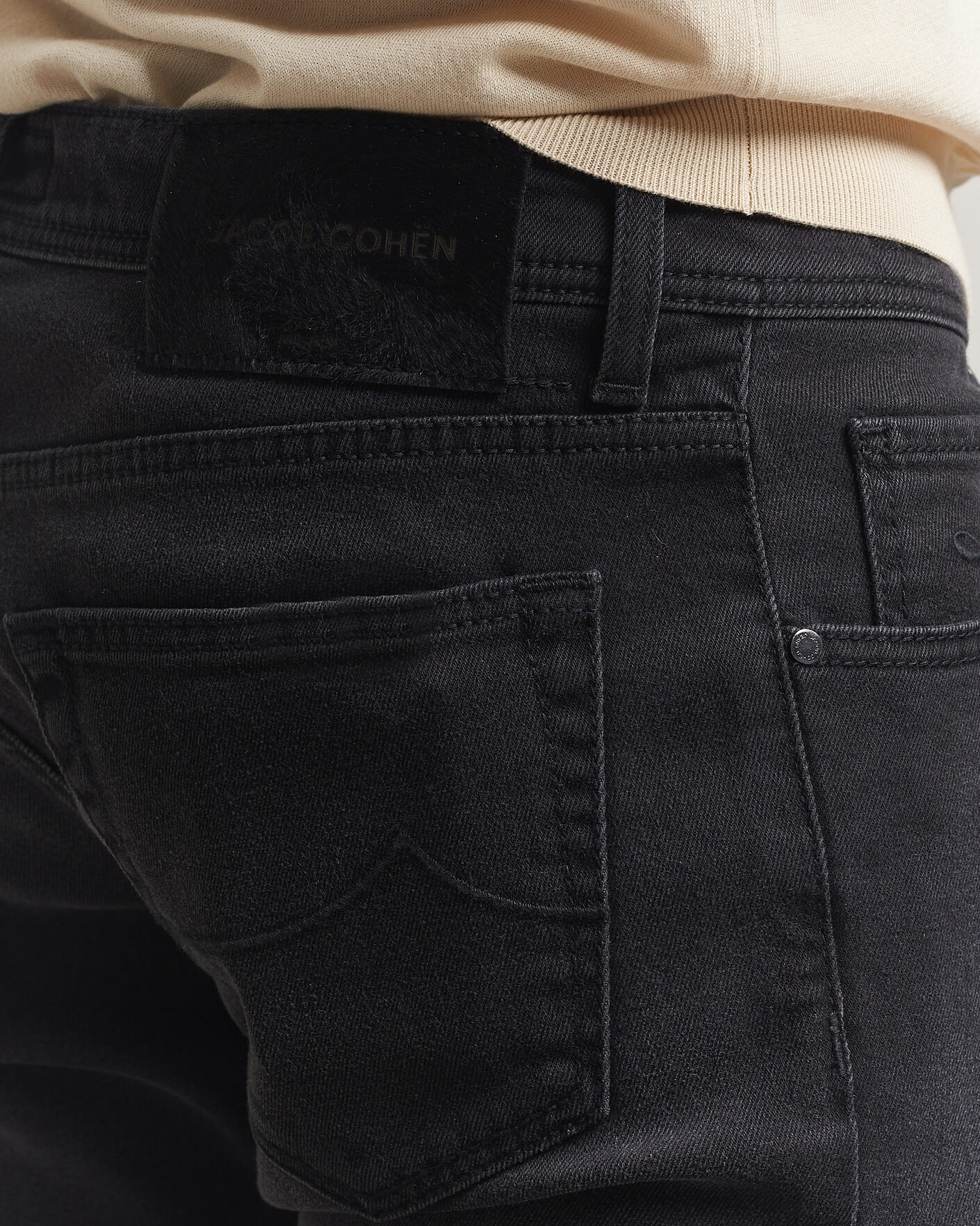 Hombres | Pantalones | Jacob Cohën | Nick Slim Fit Power Stretch Jeans Medium Black Wash
