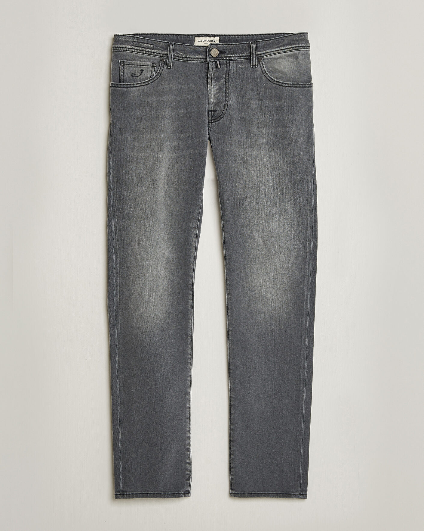 Hombres | Pantalones | Jacob Cohën | Nick Slim Fit Power Stretch Jeans Light Black Wash