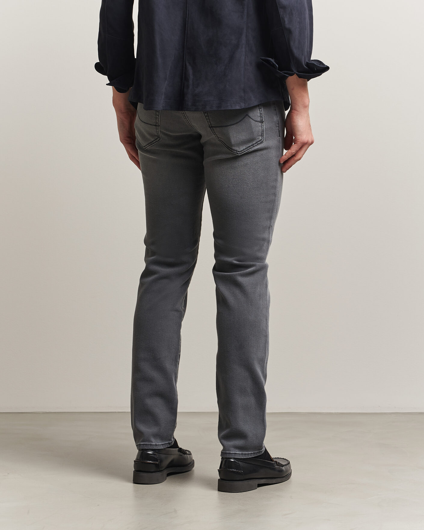 Hombres | Pantalones | Jacob Cohën | Nick Slim Fit Power Stretch Jeans Light Black Wash