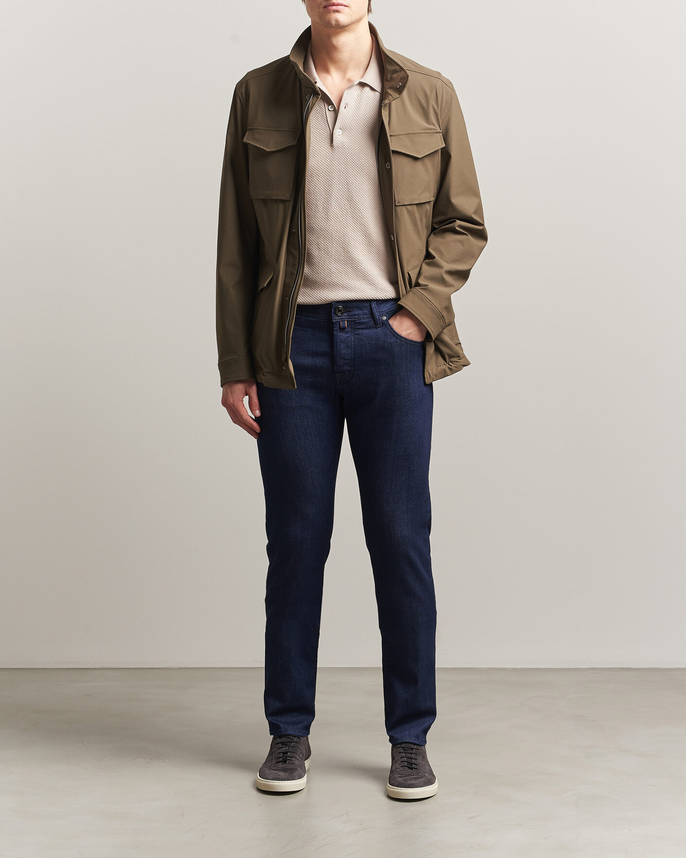 Hombres | Pantalones | Jacob Cohën | Nick Slim Fit Super Stretch Jeans Rinse Wash