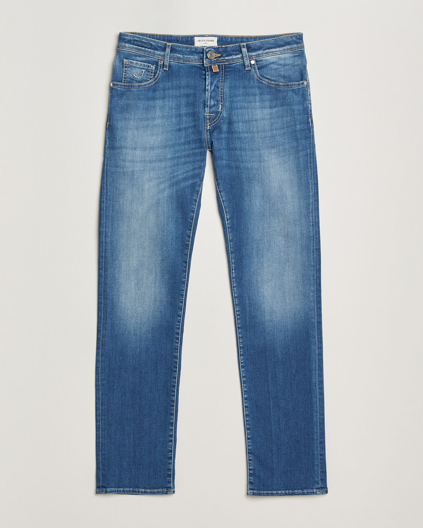 Hombres | Pantalones | Jacob Cohën | Nick Slim Fit Super Stretch Jeans Light Vintage