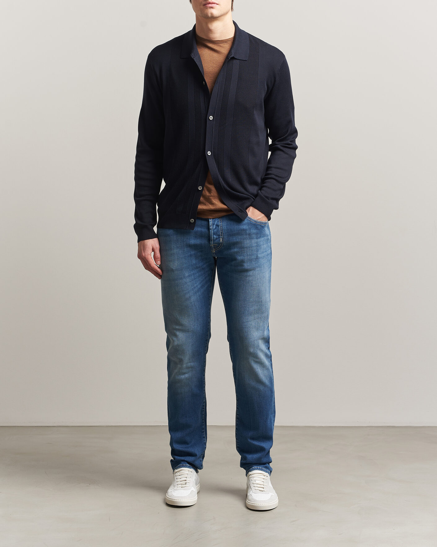 Hombres | Pantalones | Jacob Cohën | Nick Slim Fit Super Stretch Jeans Light Vintage