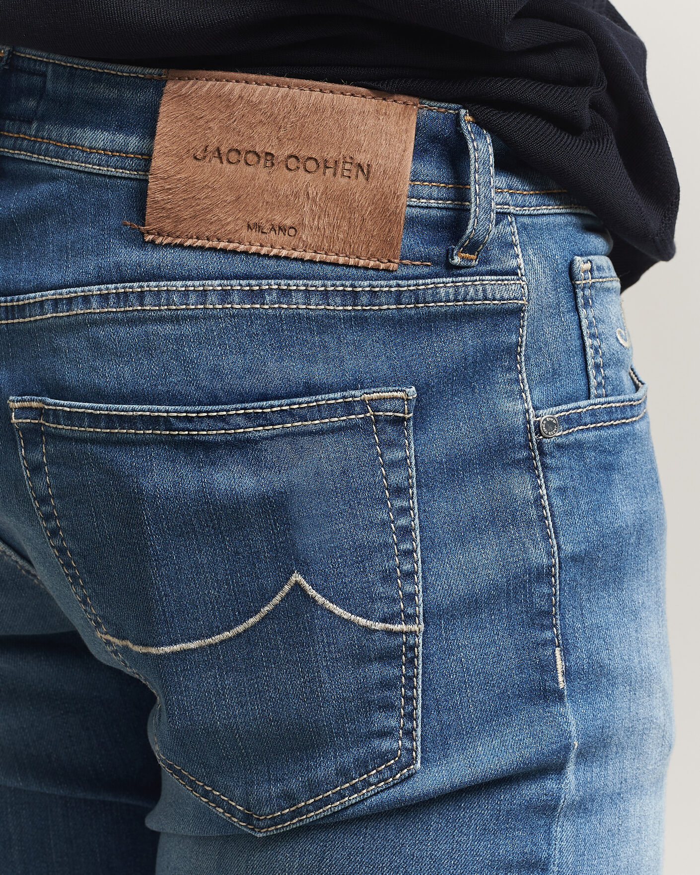 Hombres | Pantalones | Jacob Cohën | Nick Slim Fit Super Stretch Jeans Light Vintage