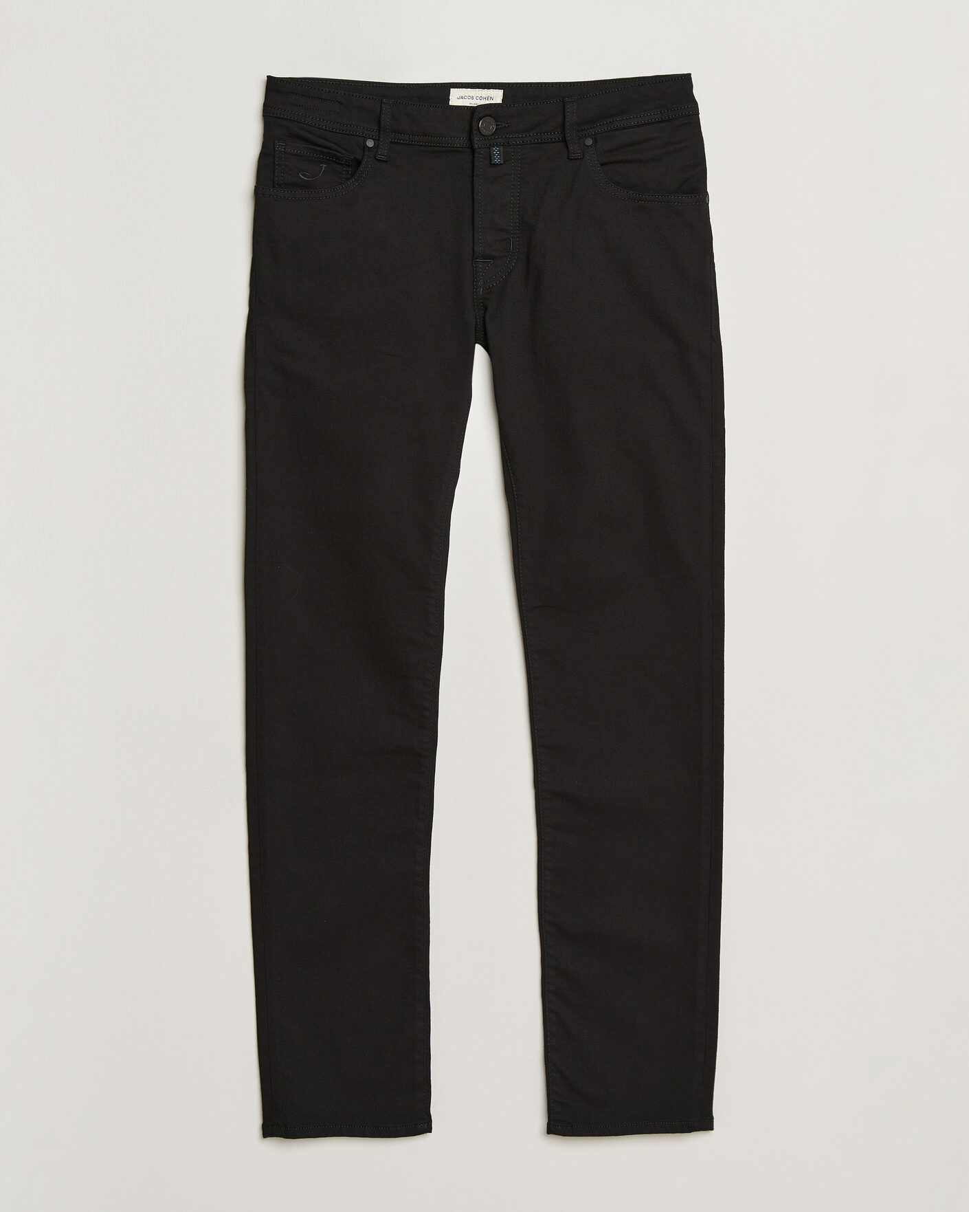 Hombres | Vaqueros | Jacob Cohën | Nick Slim Fit Stretch Stay Black Jeans Rinse Wash