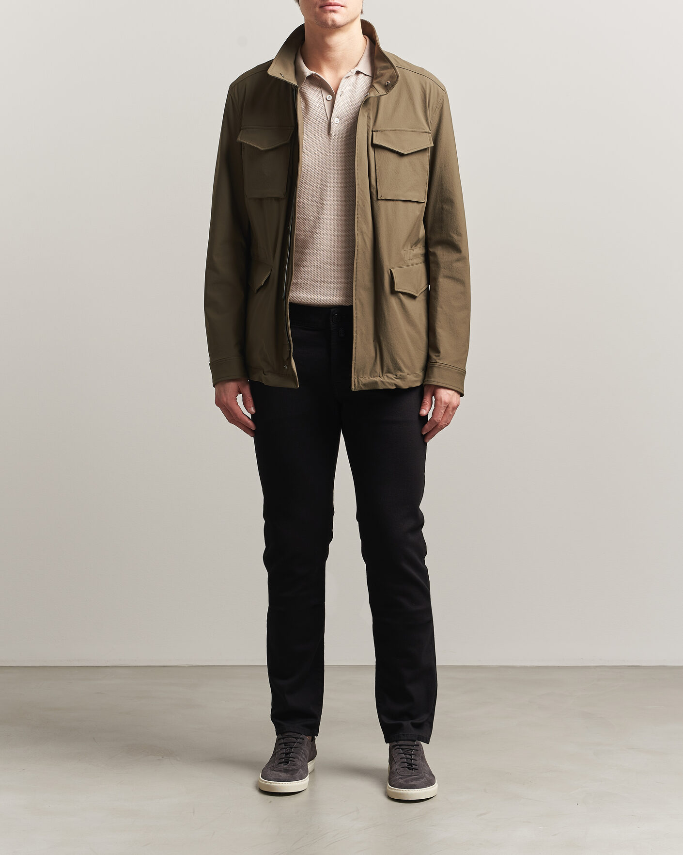 Hombres | Vaqueros | Jacob Cohën | Nick Slim Fit Stretch Stay Black Jeans Rinse Wash